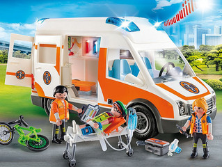 PLAYMOBIL Ambulance with Lights and Sound