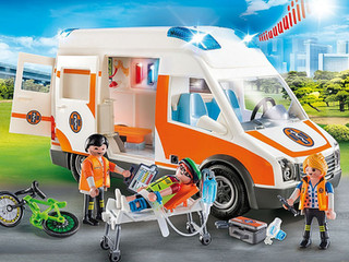 PLAYMOBIL Ambulance with Lights and Sound