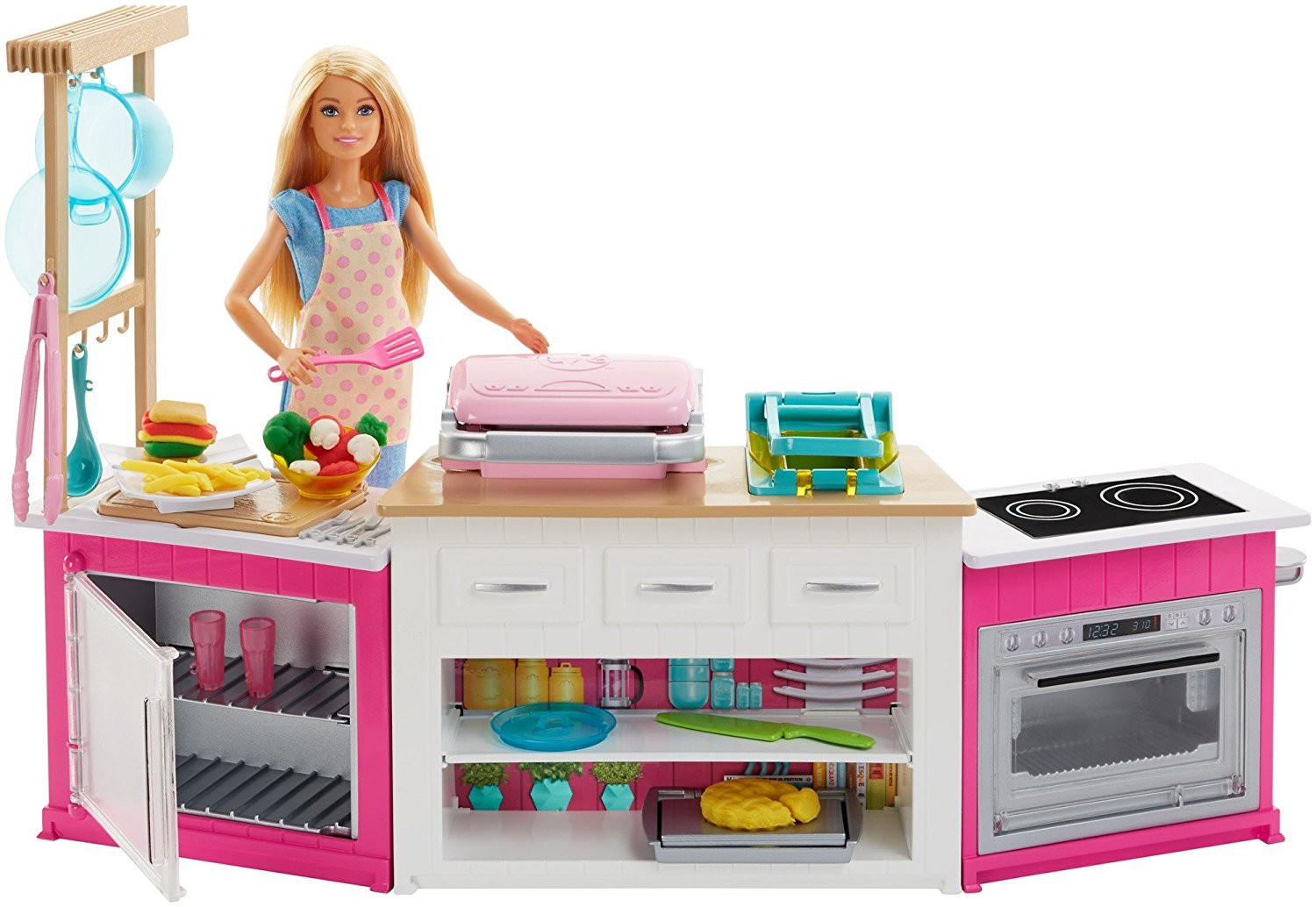 Barbie kitchen set barbie