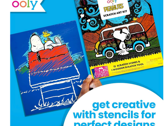 Ooly x Peanuts Scratch Art Kit