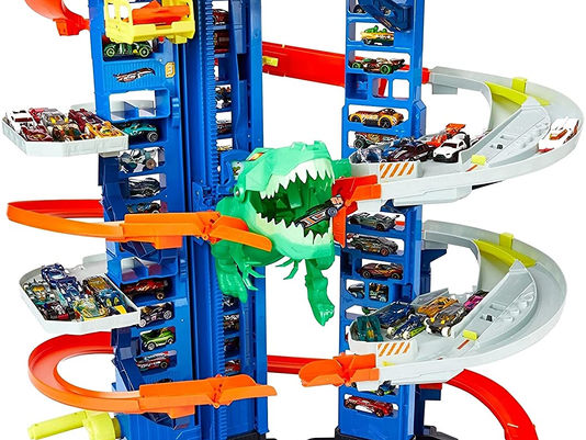 Fisher-Price Hot Wheels Ultimate Garage with Dinosaur Head