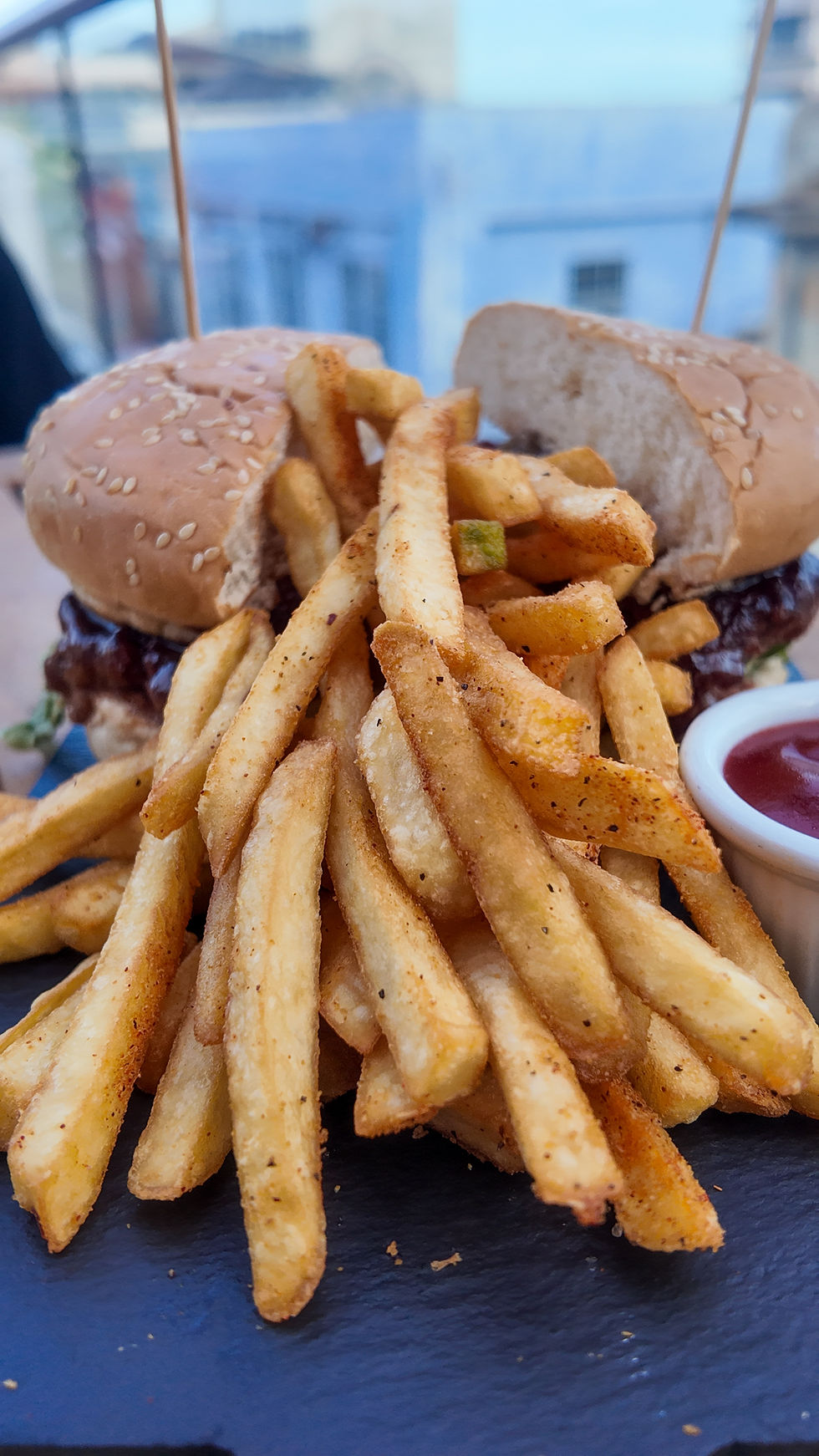 Burger and Fries