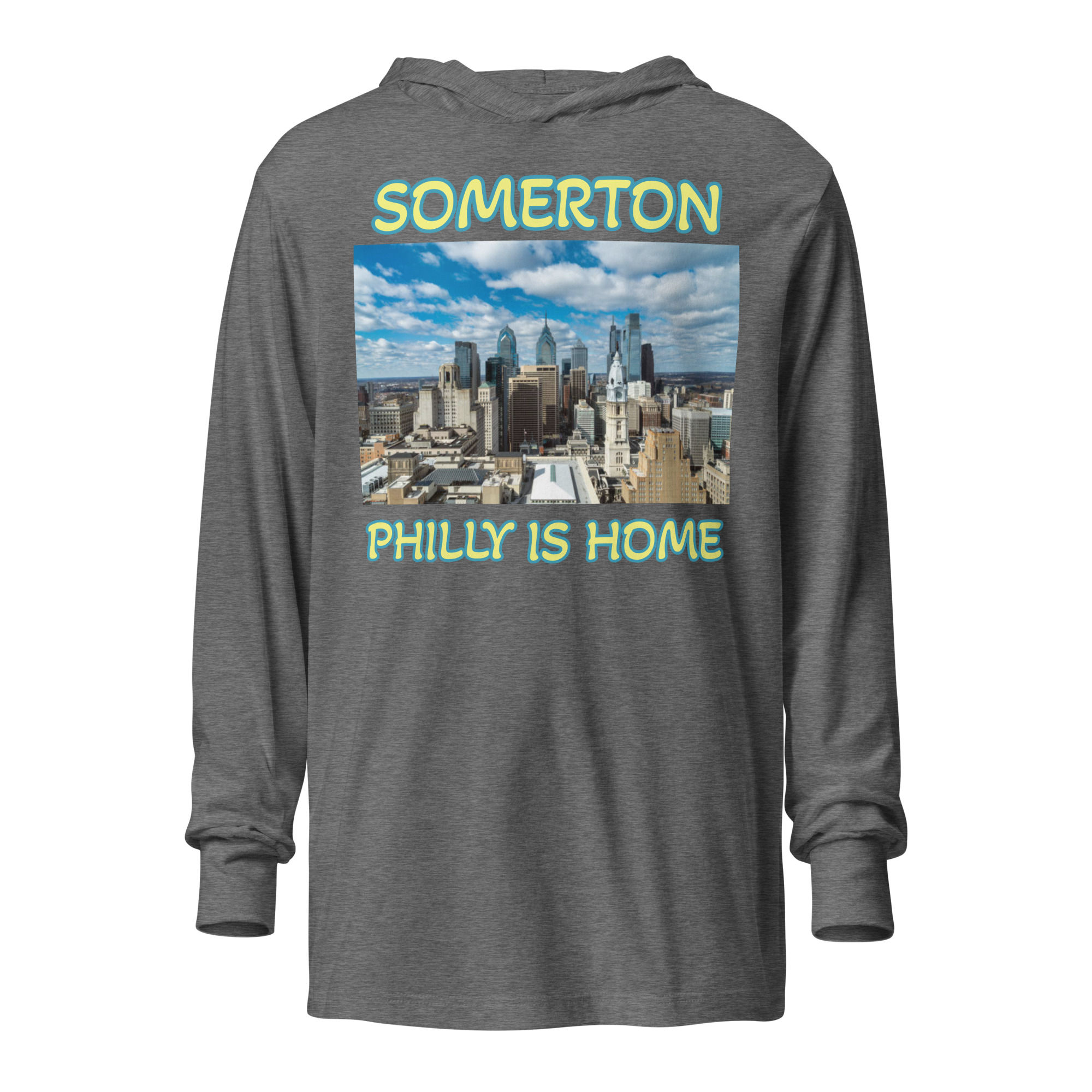 Hooded long-sleeve tee