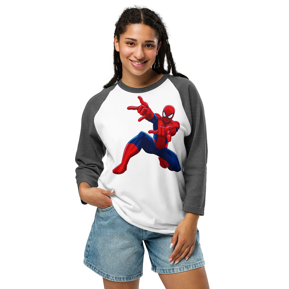 Thumbnail: 3/4 sleeve raglan shirt