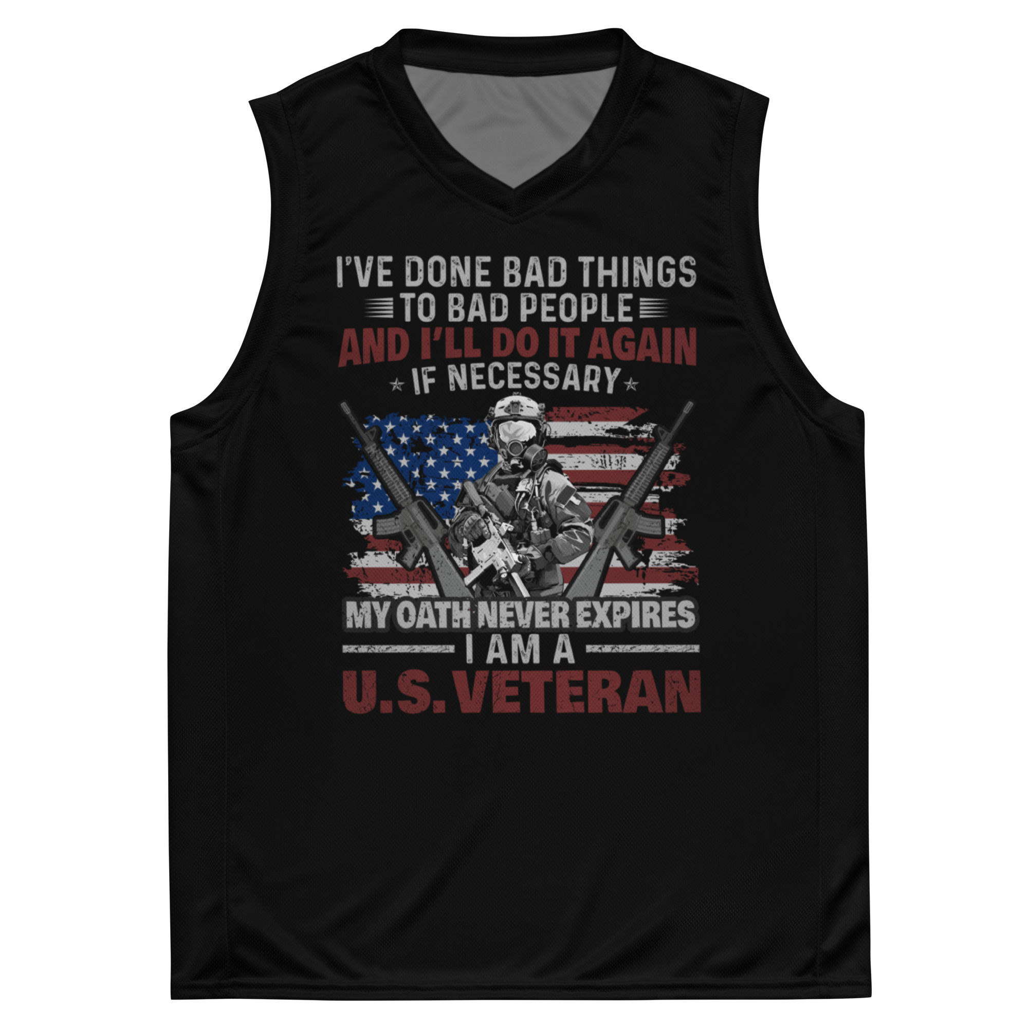 Recycled unisex basketball jersey