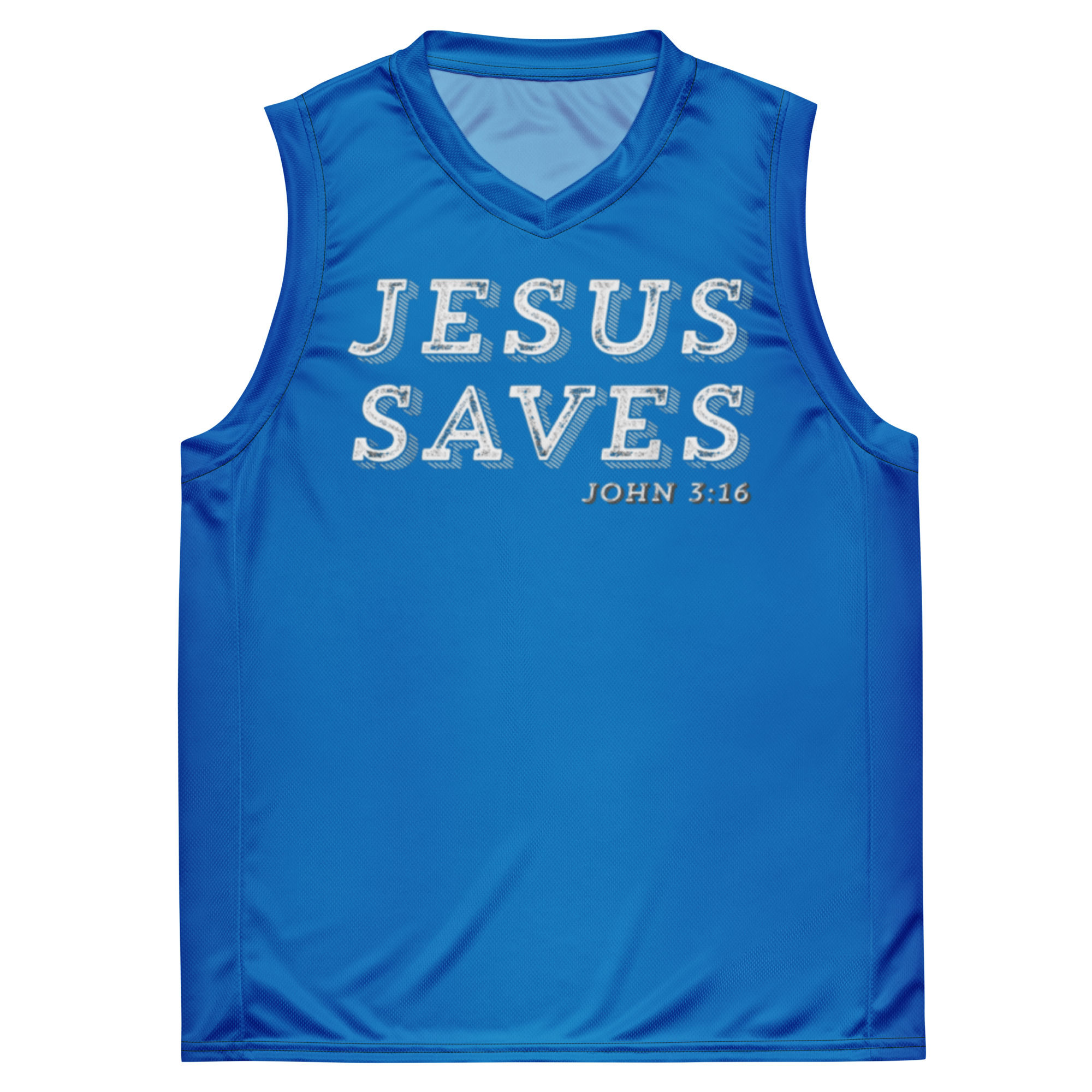 Recycled unisex basketball jersey
