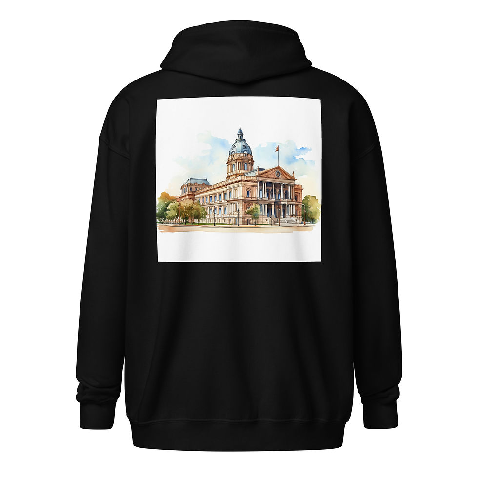 Thumbnail: Unisex heavy blend zip hoodie