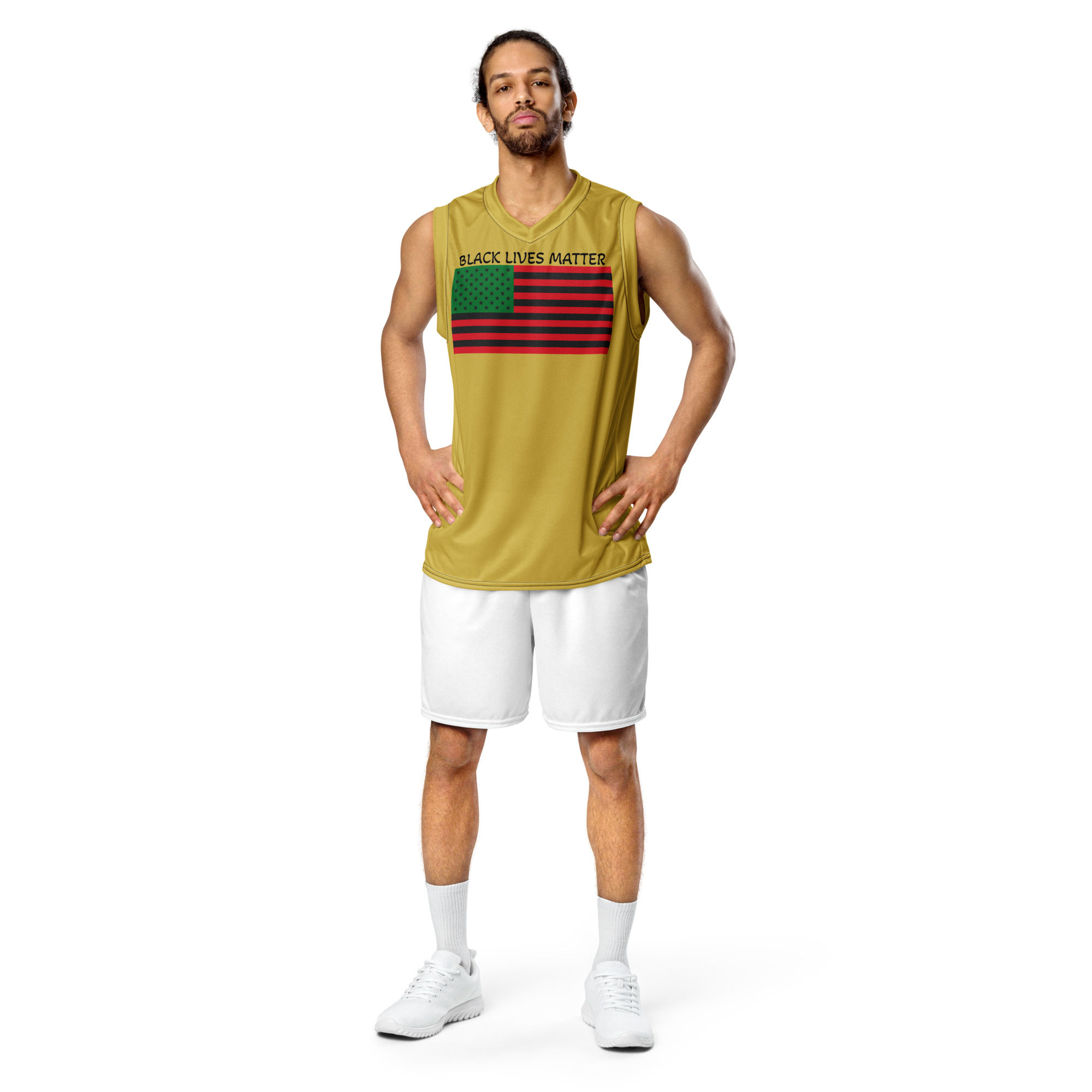 Recycled unisex basketball jersey