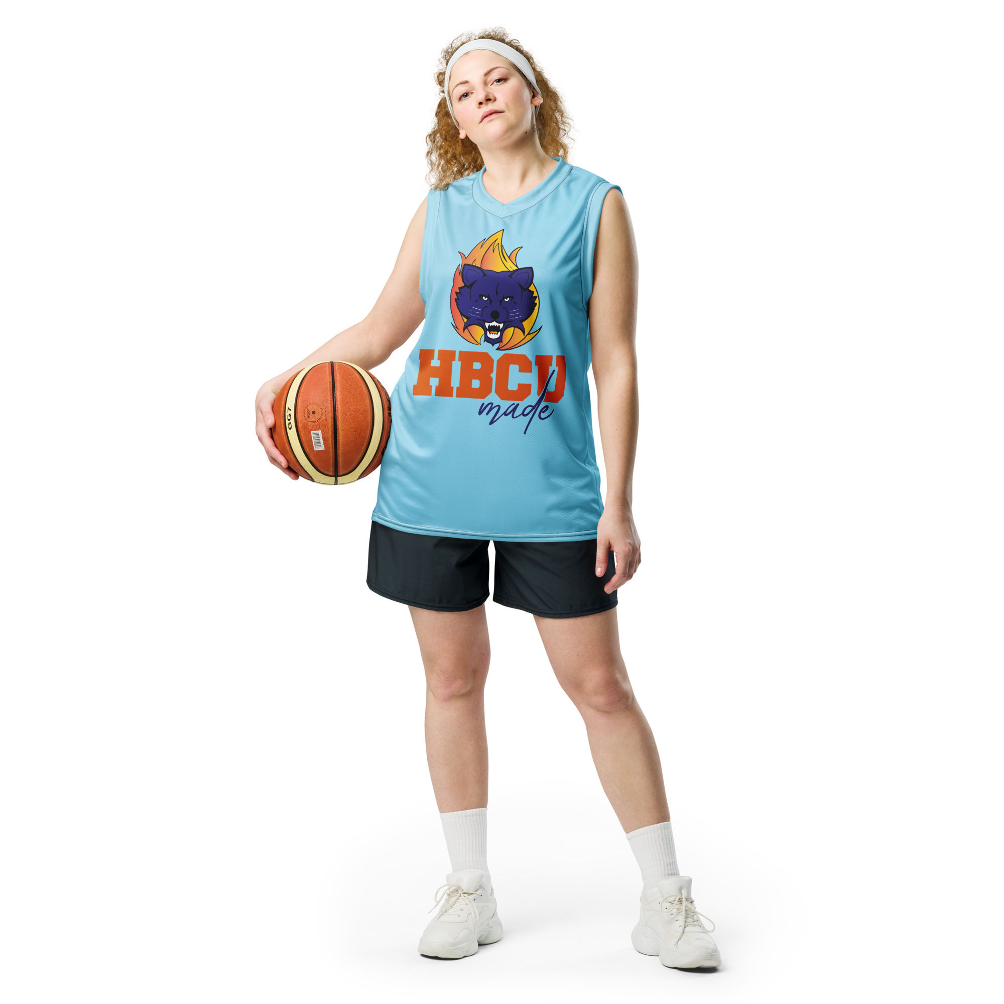 Recycled unisex basketball jersey