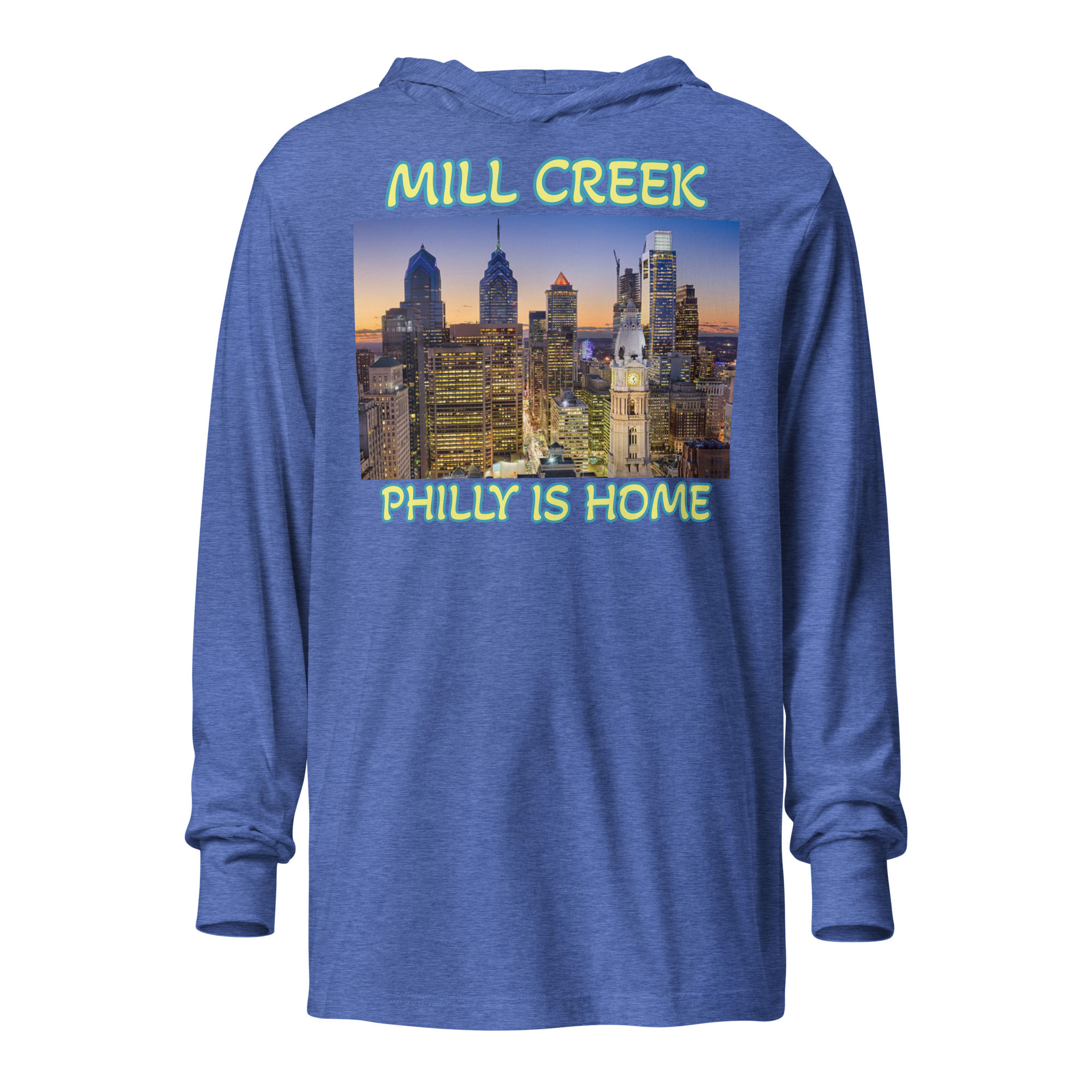 Hooded long-sleeve tee