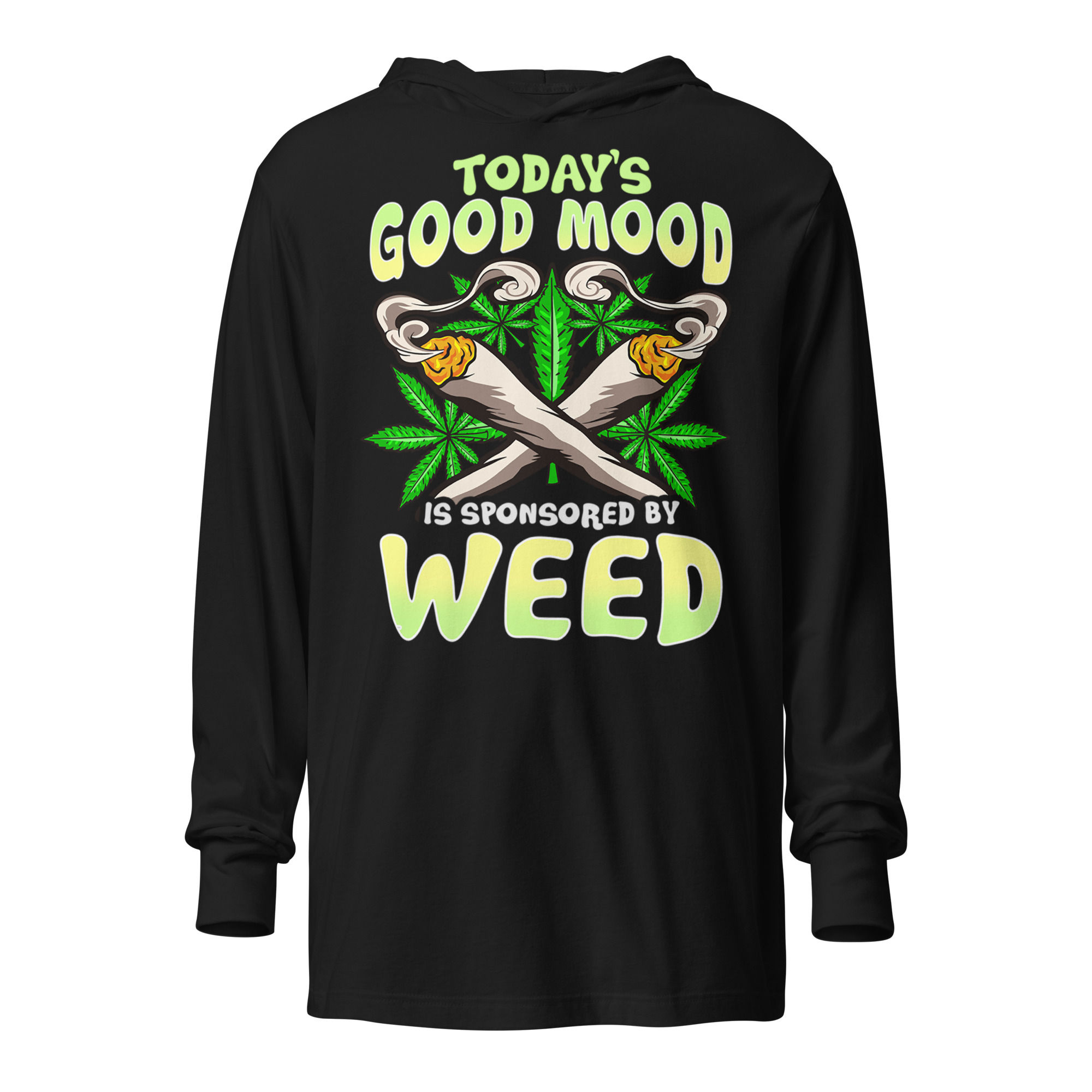 Hooded long-sleeve tee