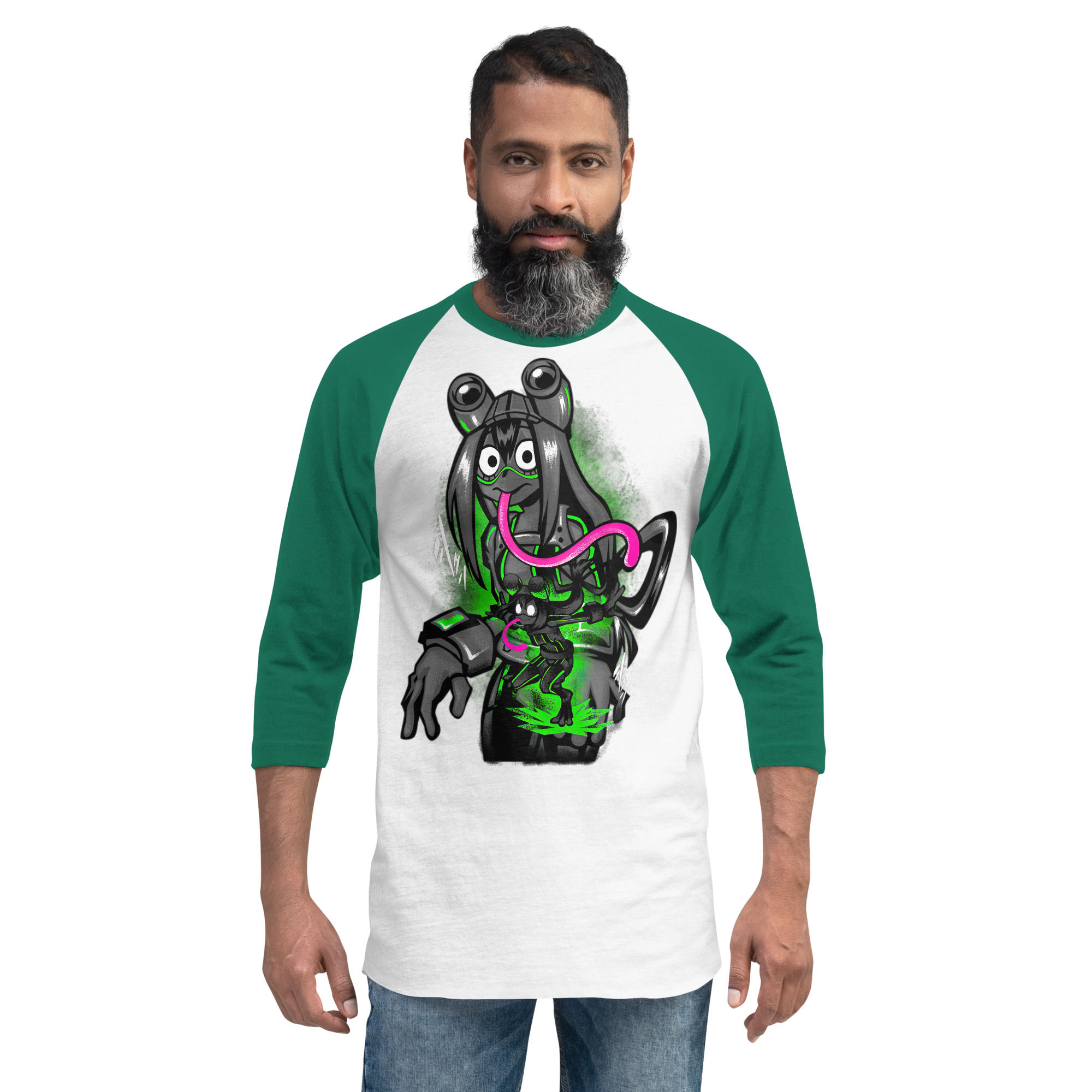 PREMIUM 3/4 SLEEVE RAGLAN SHIRT ANIME
