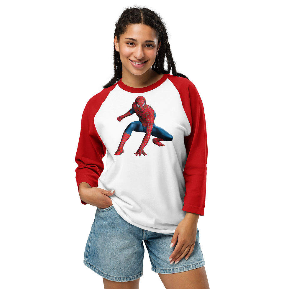 Thumbnail: 3/4 sleeve raglan shirt