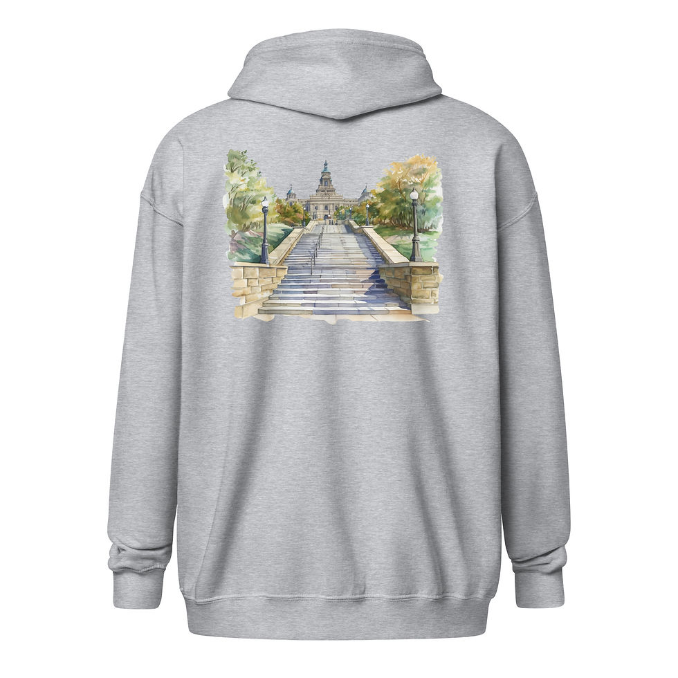 Thumbnail: Unisex heavy blend zip hoodie