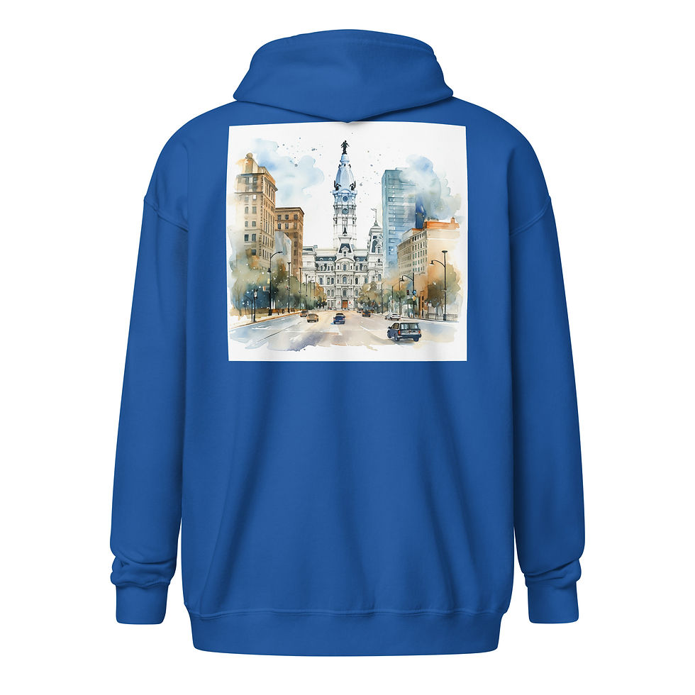 Thumbnail: Unisex heavy blend zip hoodie