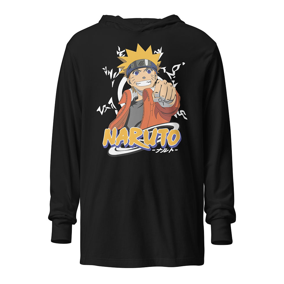 Thumbnail: Hooded long-sleeve tee