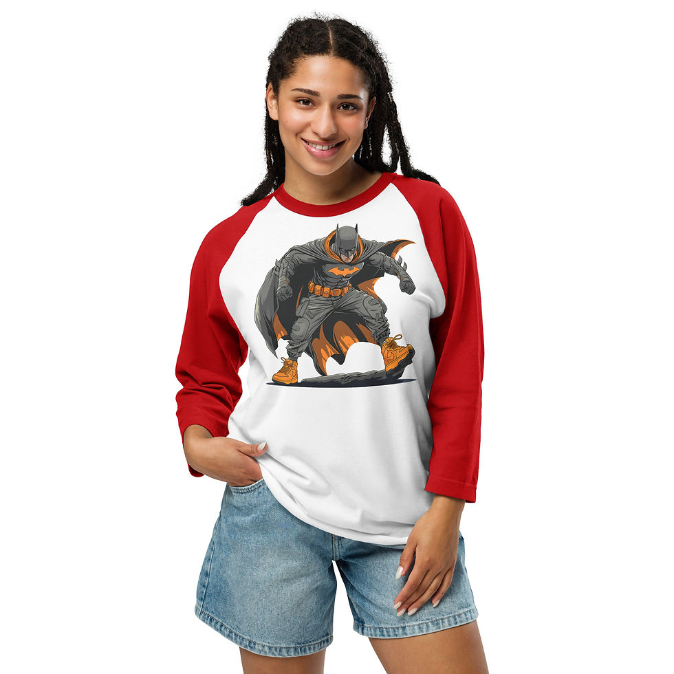 Thumbnail: 3/4 sleeve raglan shirt