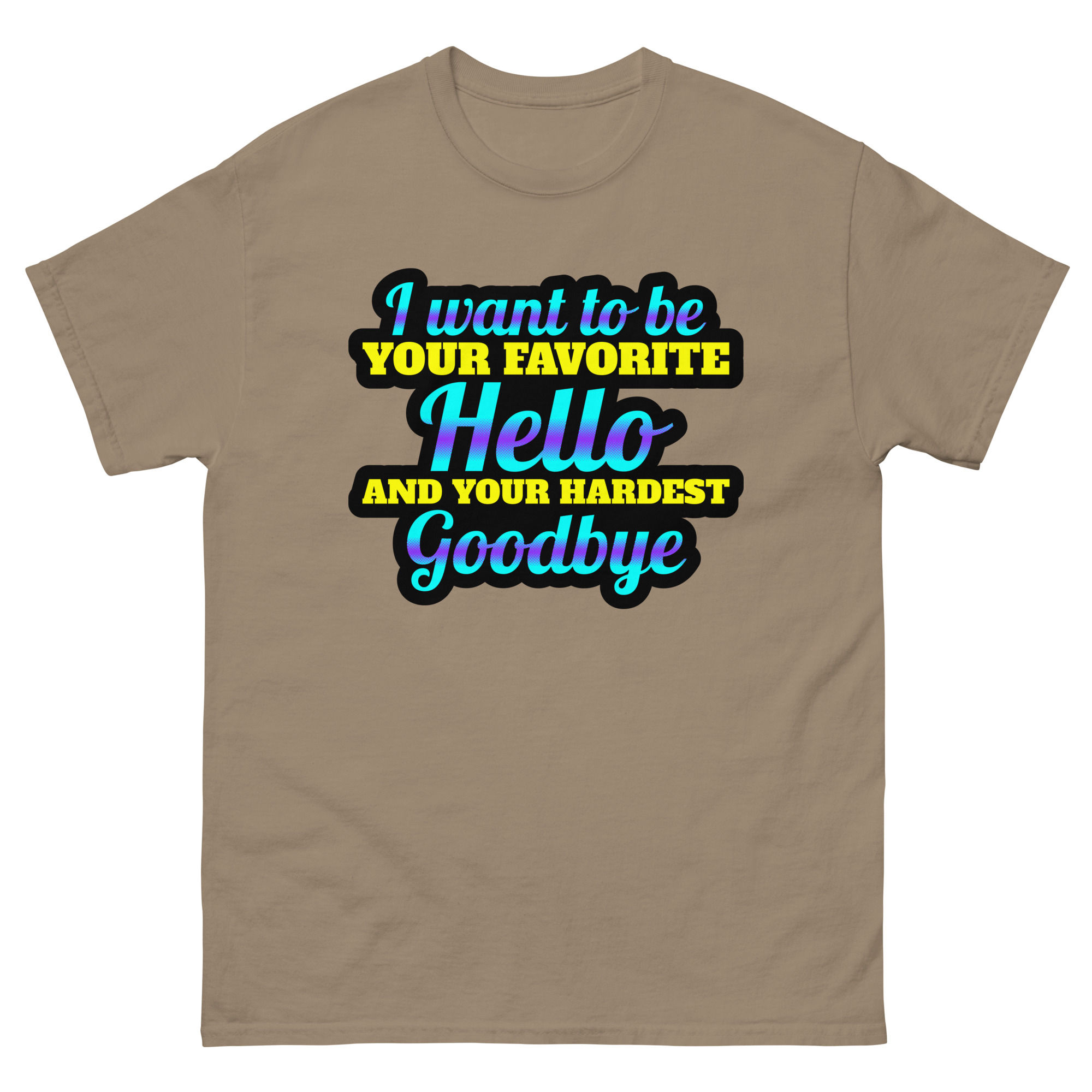 BASIC TEE SHIRT SAYING