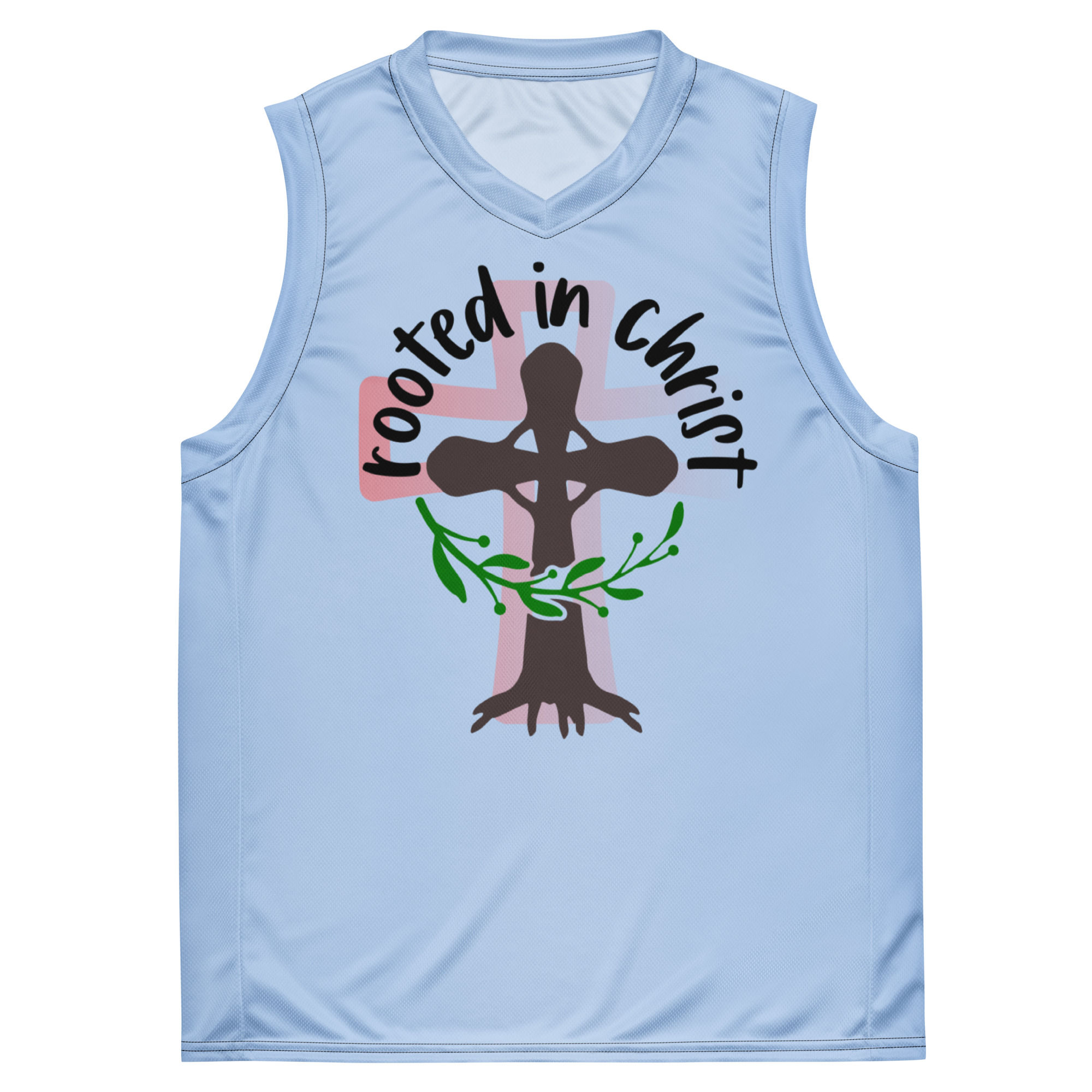 Recycled unisex basketball jersey