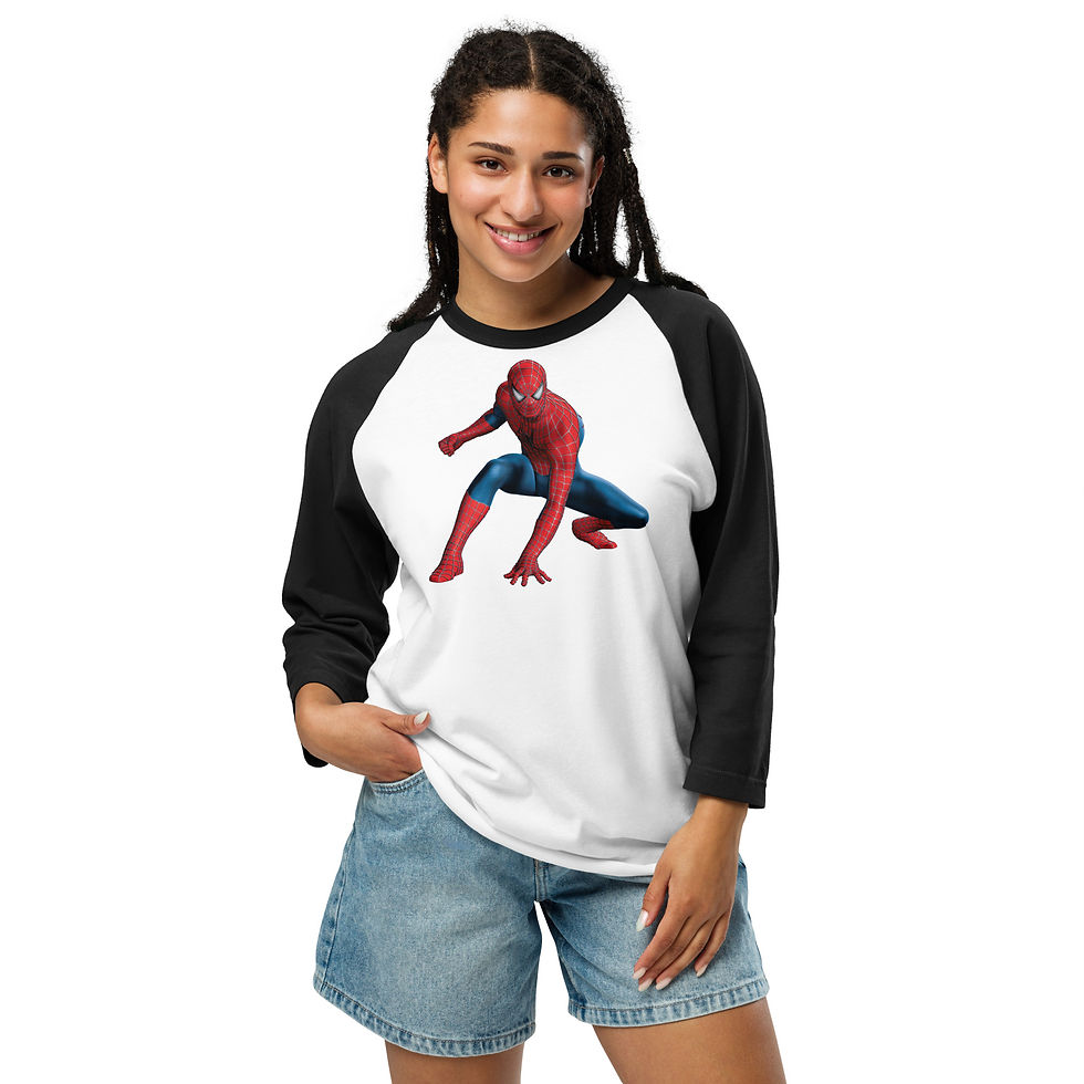 Thumbnail: 3/4 sleeve raglan shirt