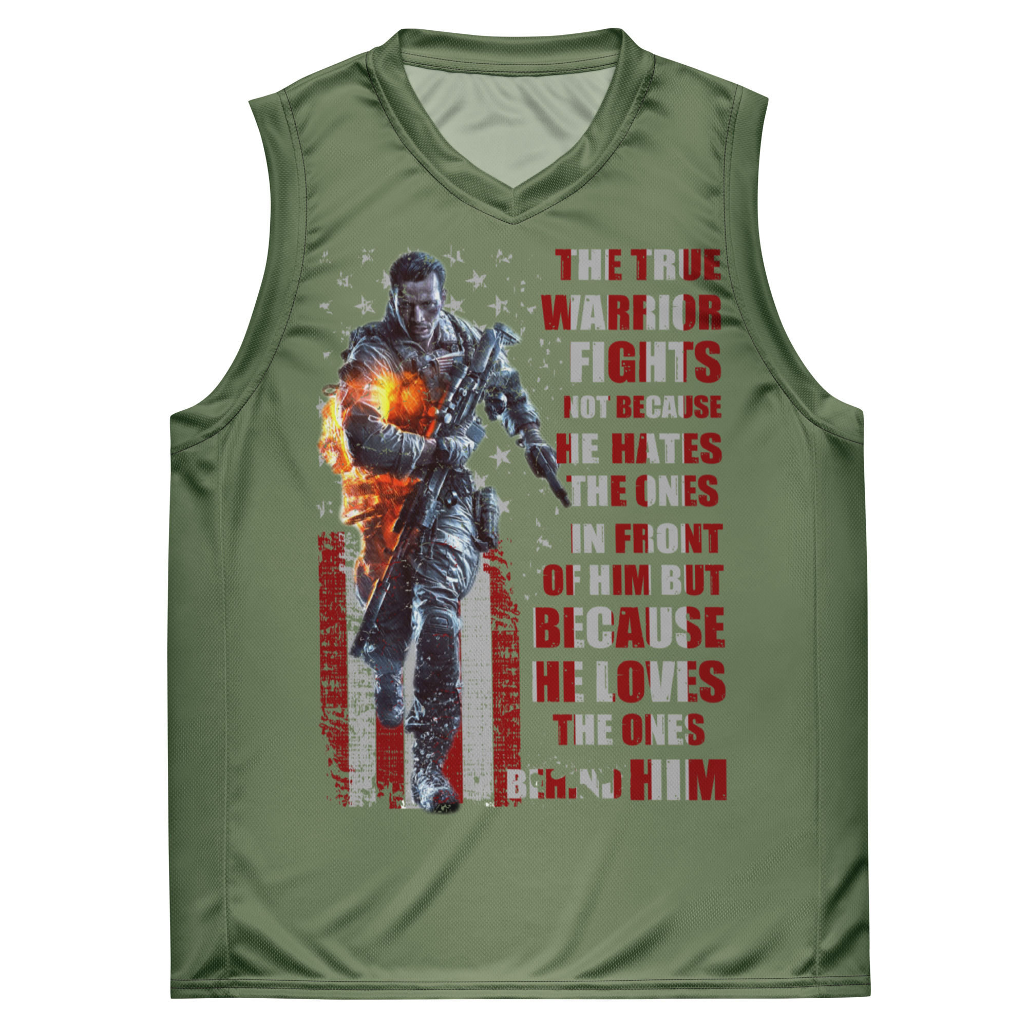 Recycled unisex basketball jersey