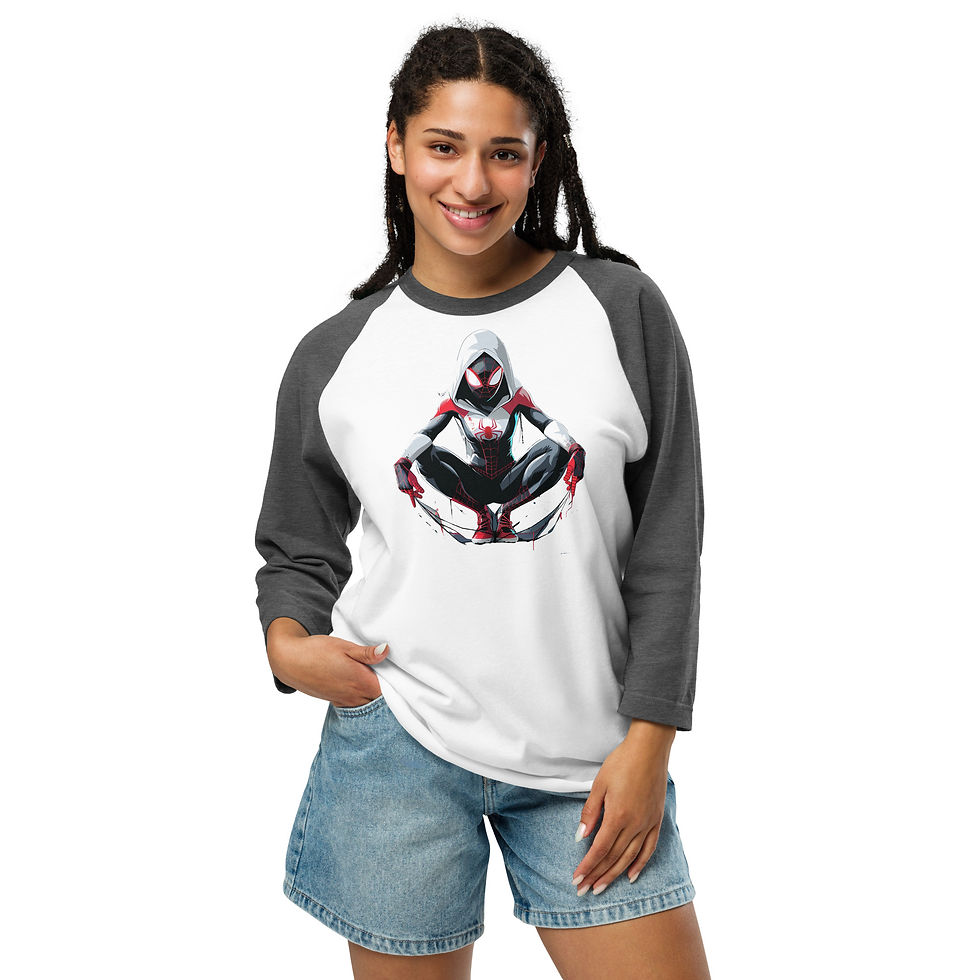 Thumbnail: 3/4 sleeve raglan shirt