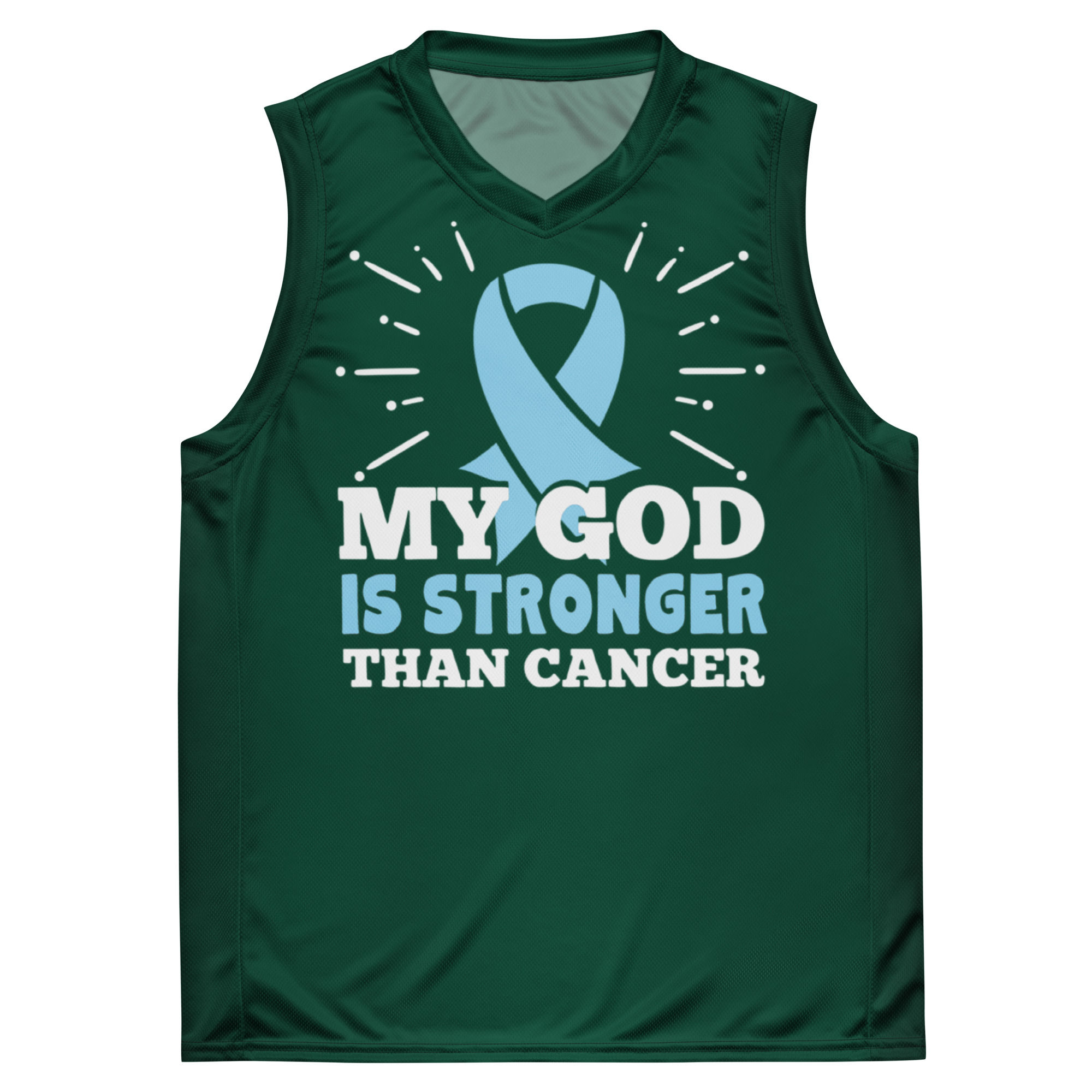 Recycled unisex basketball jersey