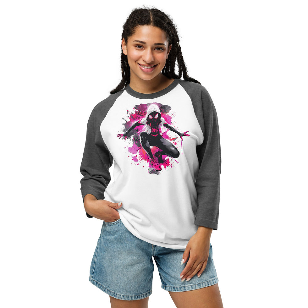 Thumbnail: 3/4 sleeve raglan shirt