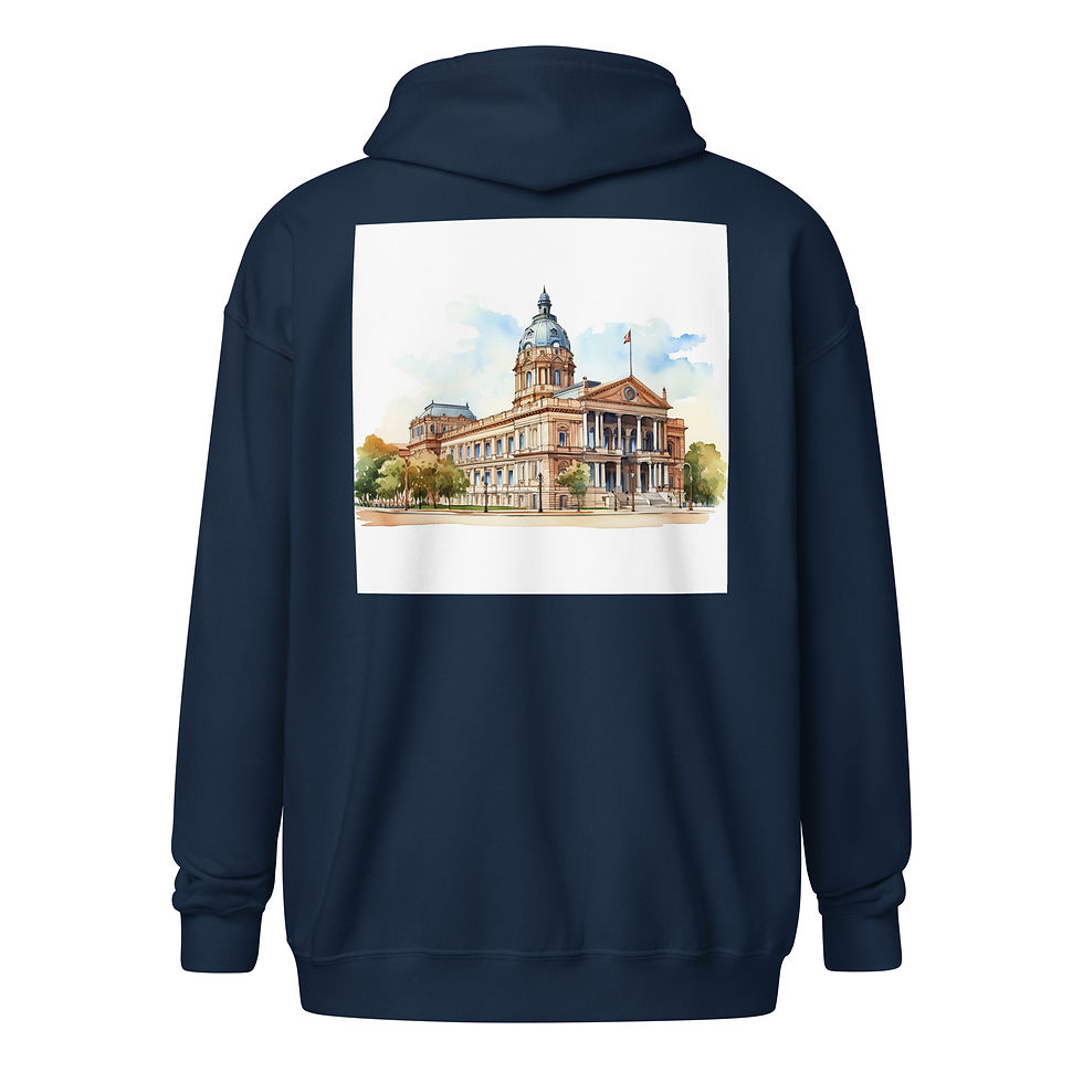 Thumbnail: Unisex heavy blend zip hoodie