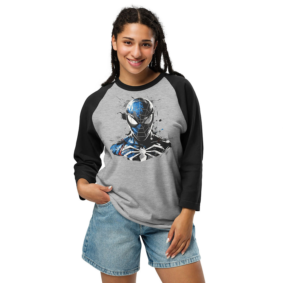 Thumbnail: 3/4 sleeve raglan shirt