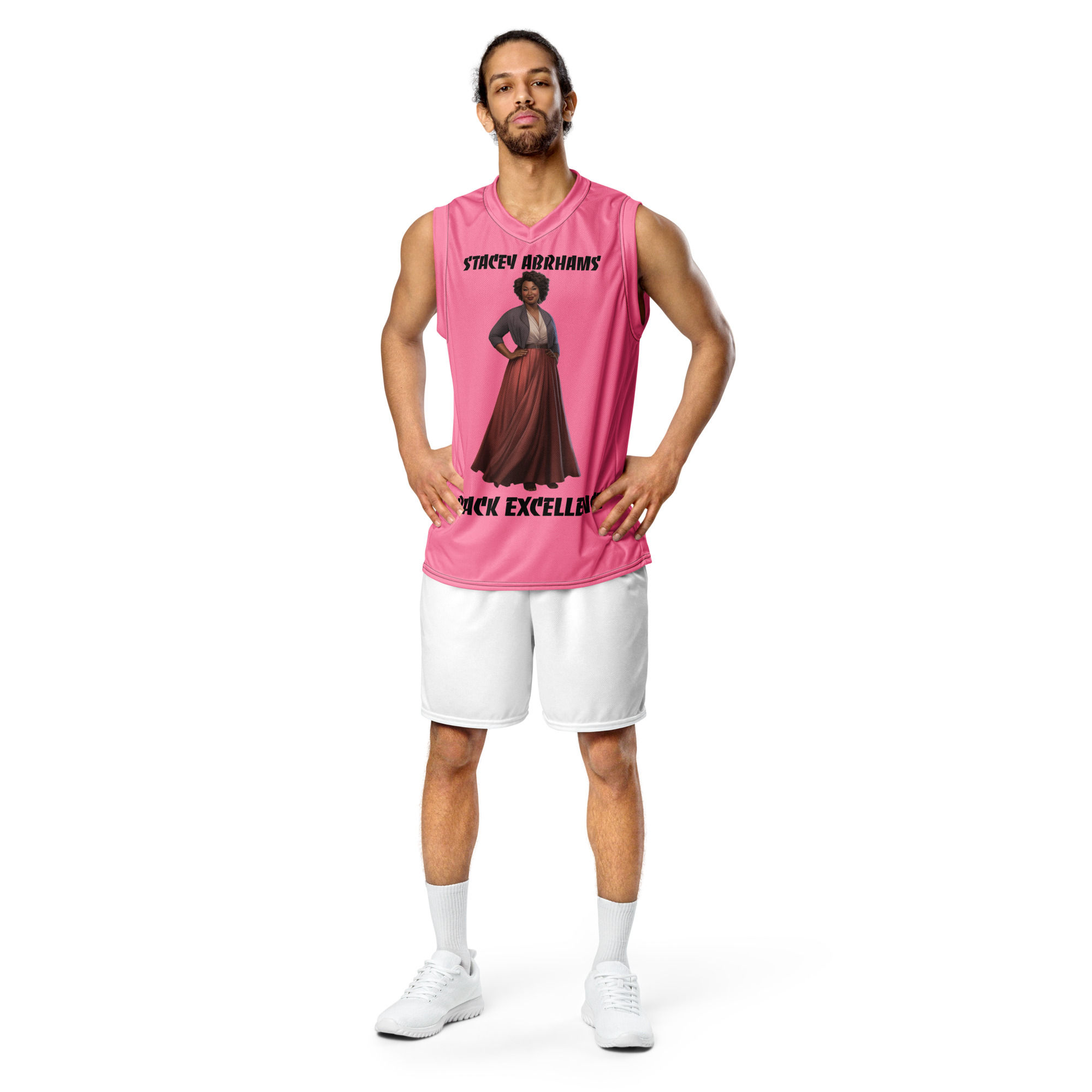 Recycled unisex basketball jersey