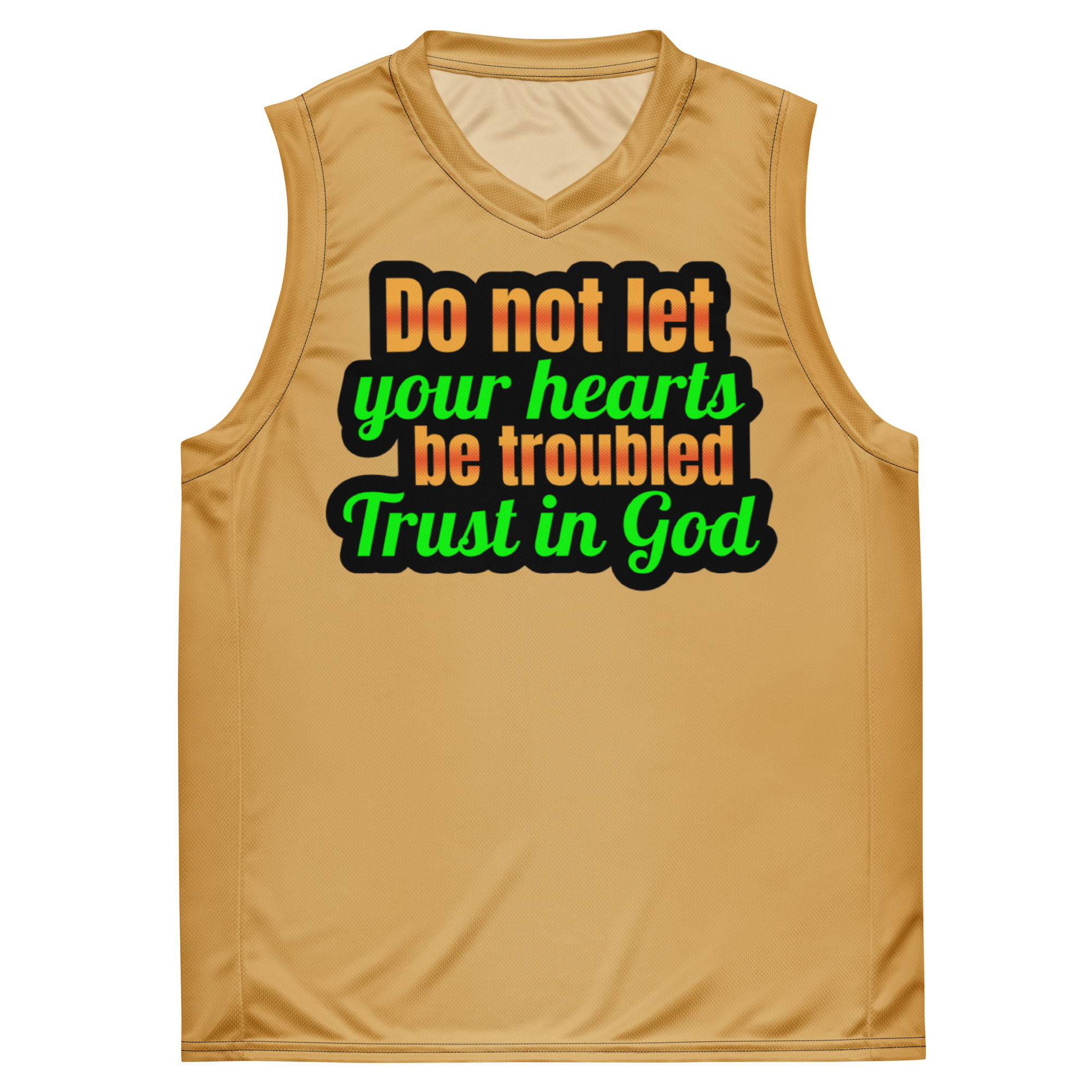 Recycled unisex basketball jersey