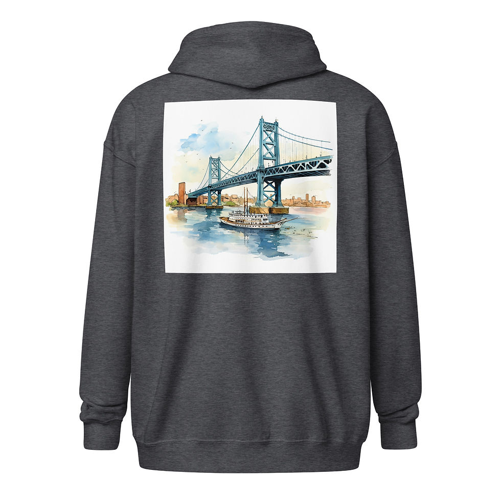 Thumbnail: Unisex heavy blend zip hoodie