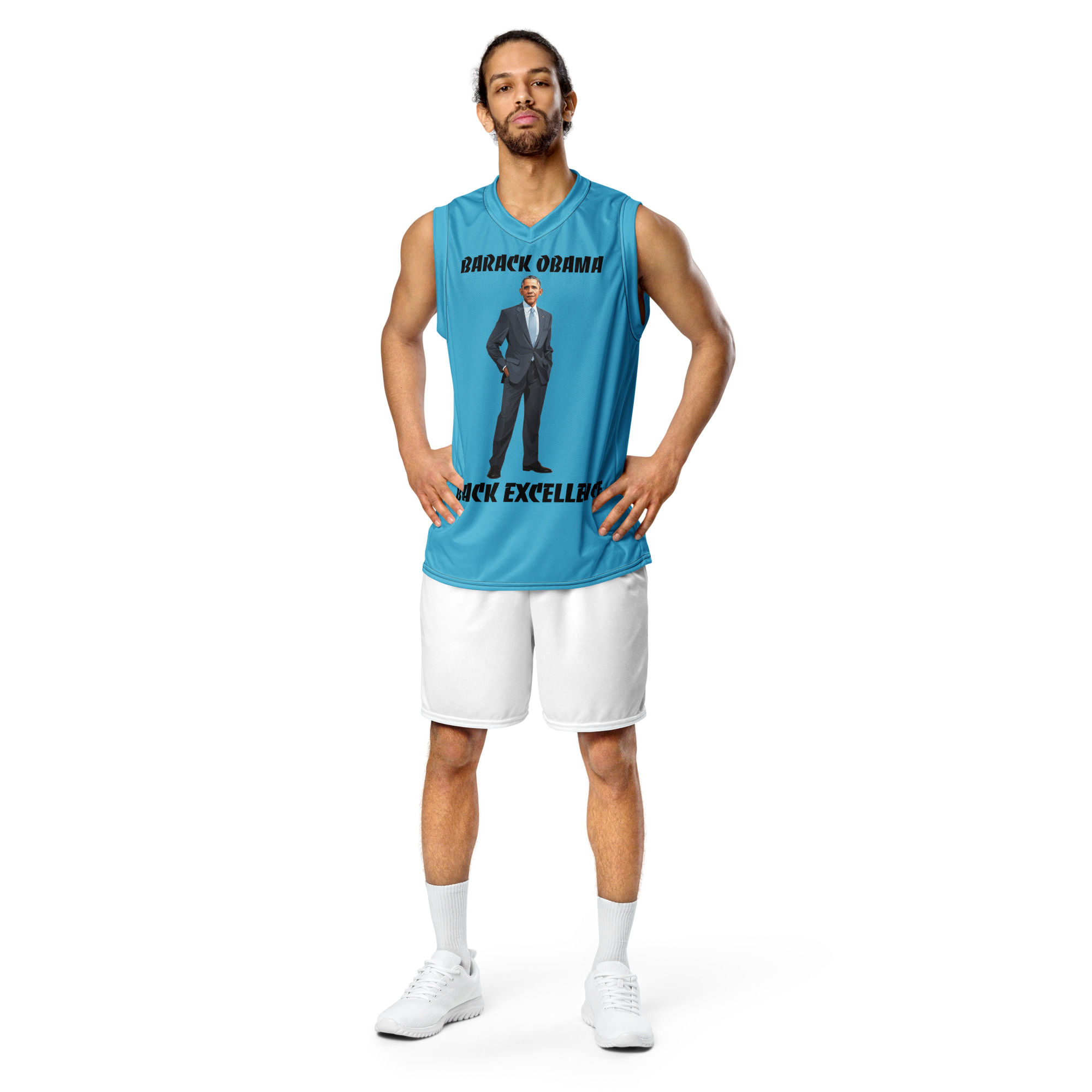 Recycled unisex basketball jersey