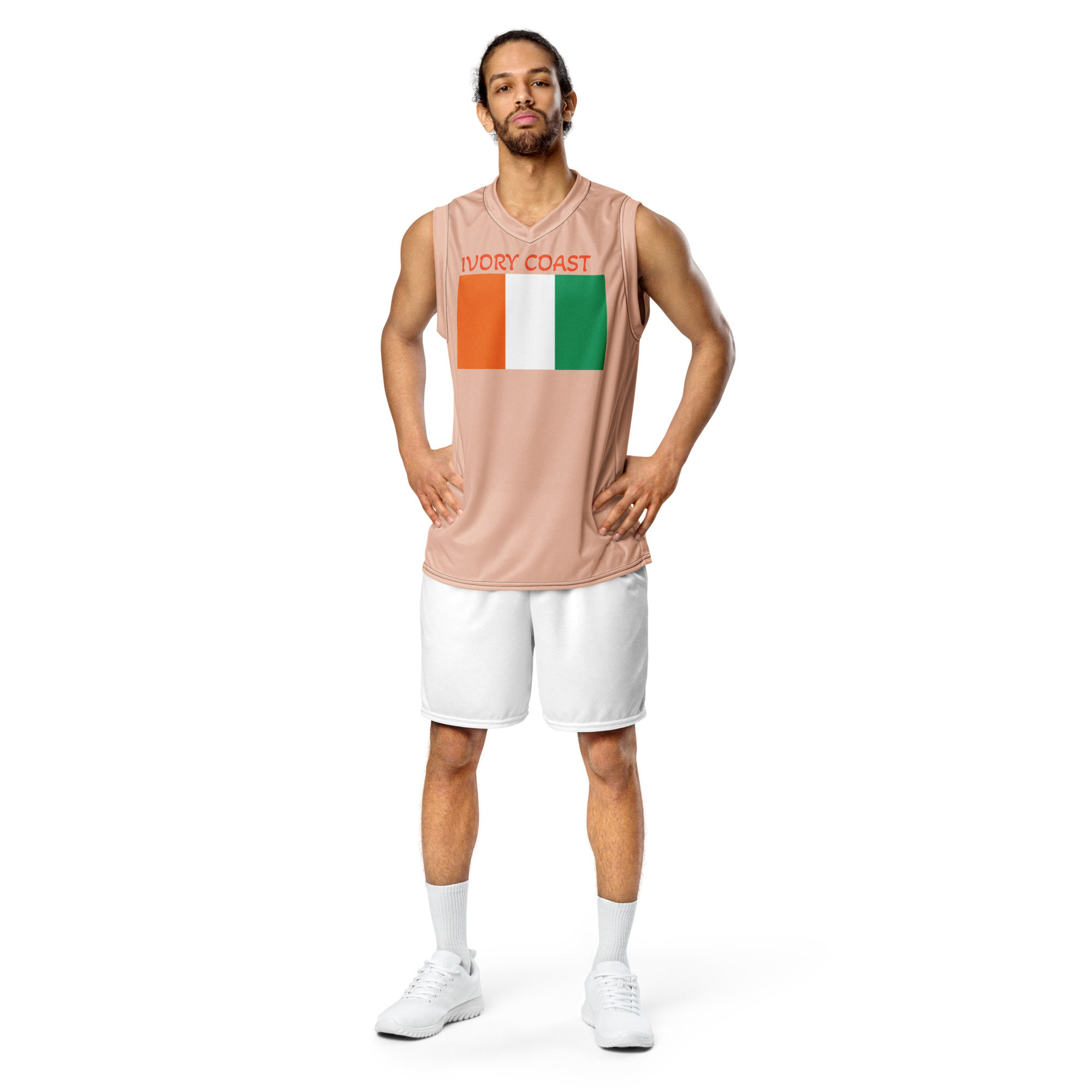 Recycled unisex basketball jersey