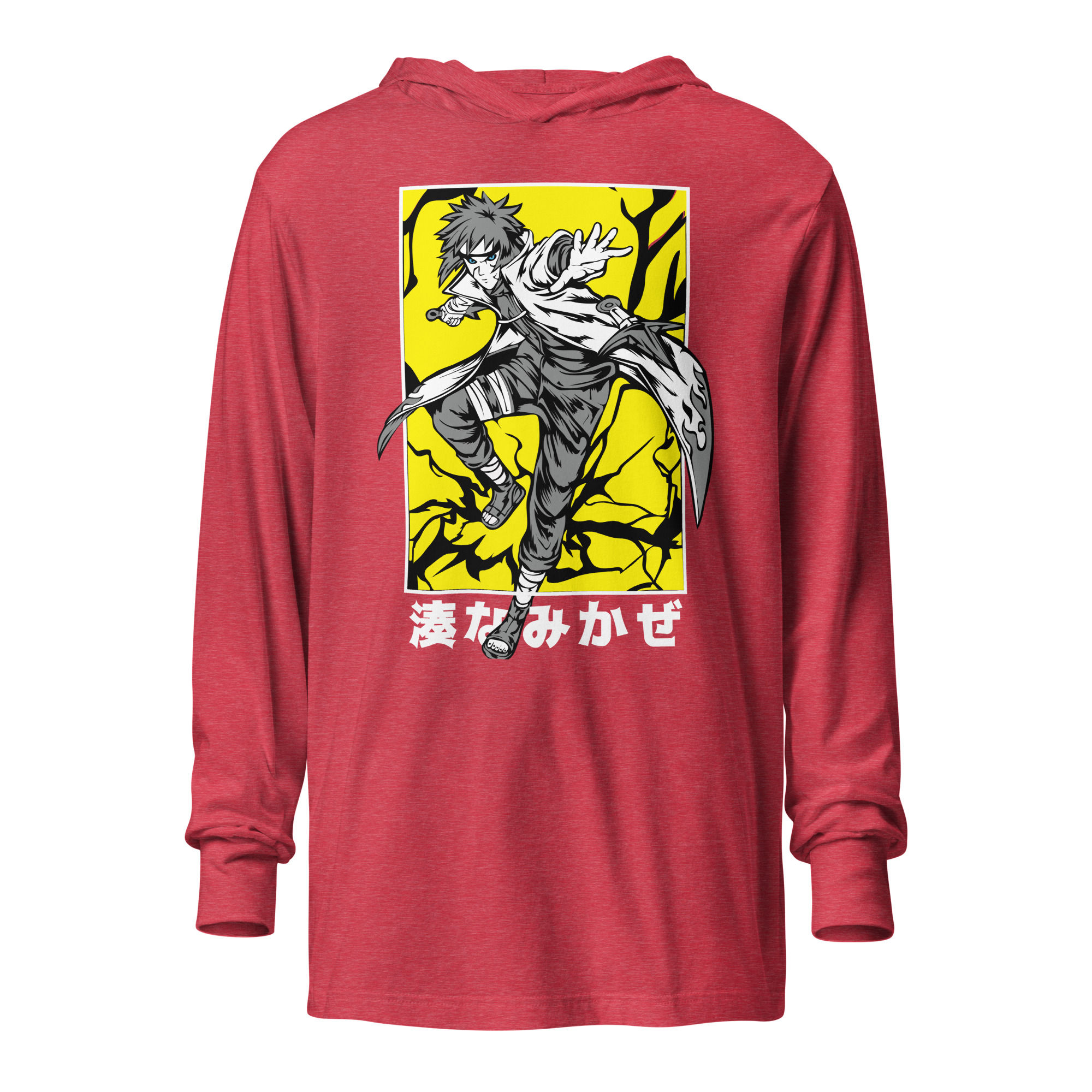 Hooded long-sleeve tee