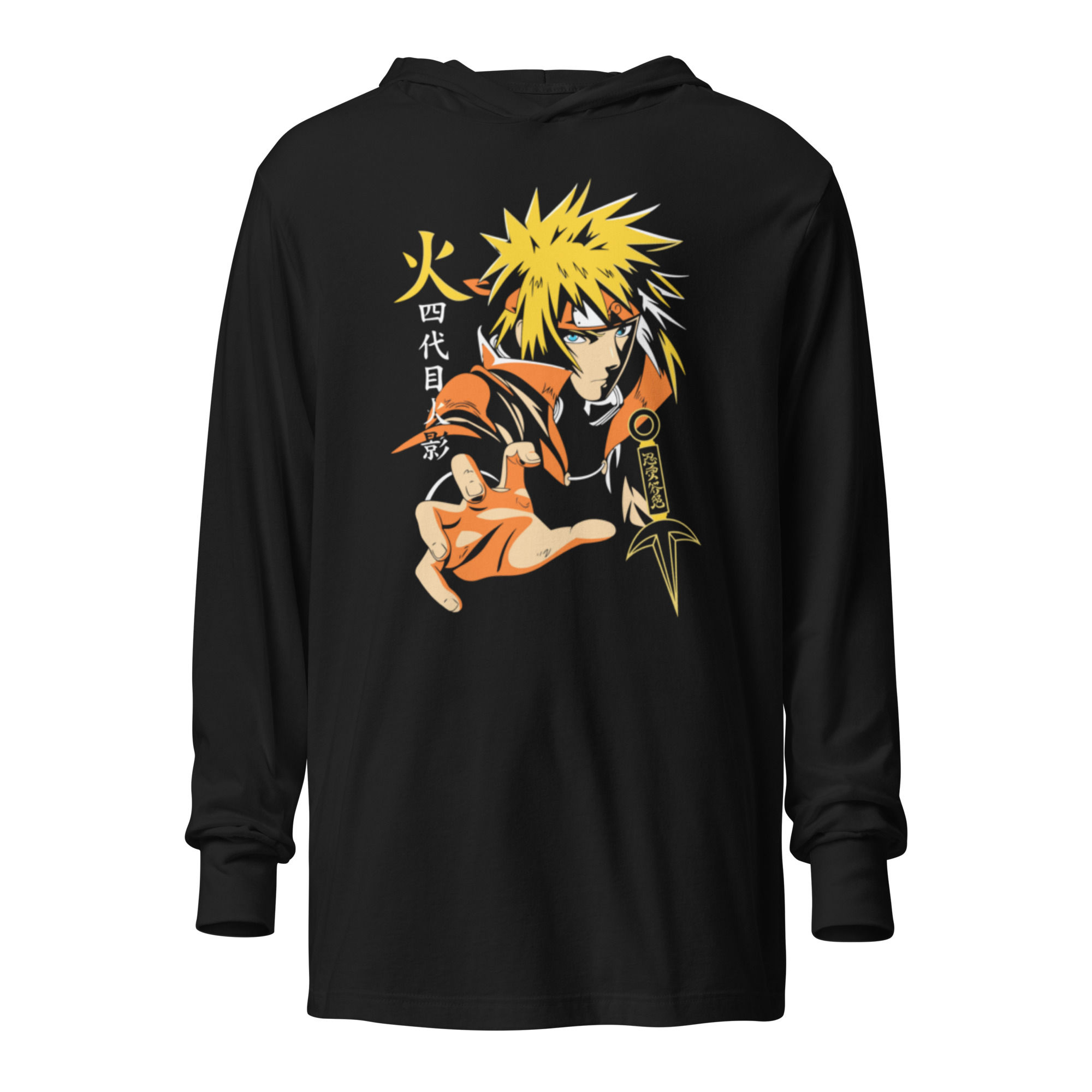 Hooded long-sleeve tee