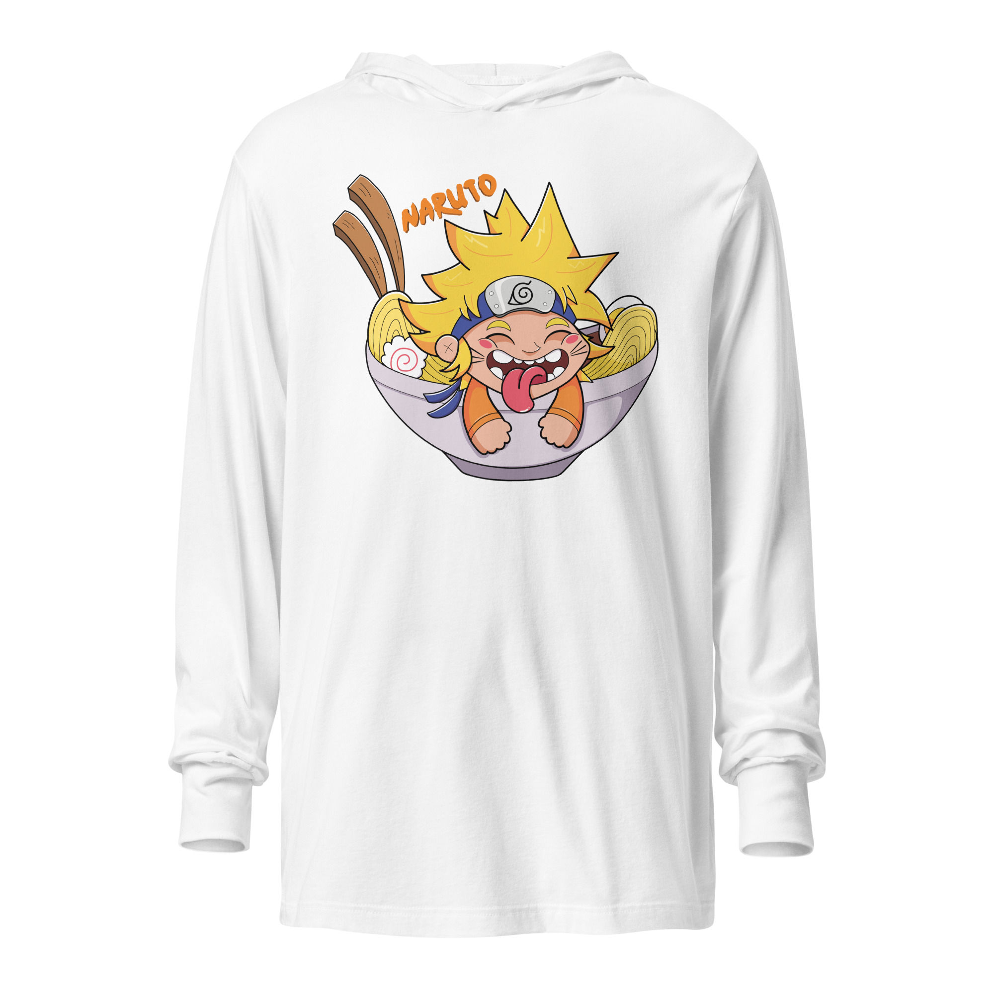 Hooded long-sleeve tee