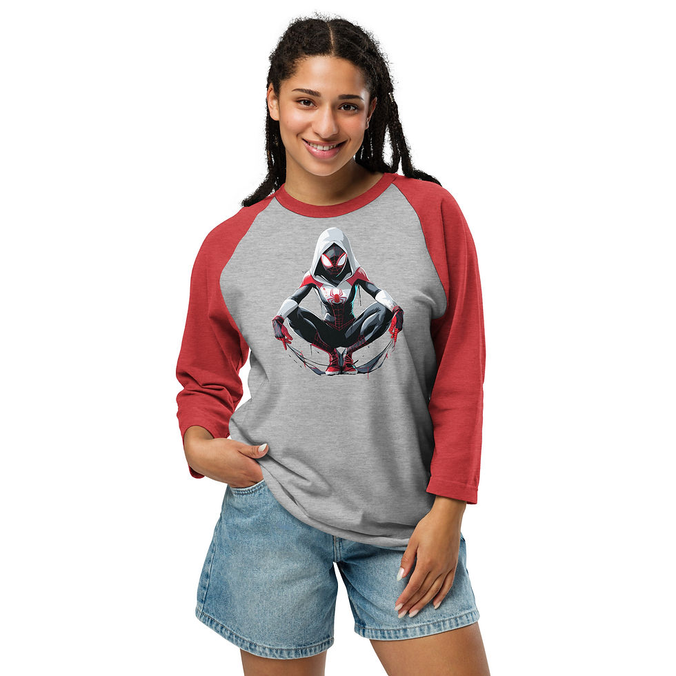 Thumbnail: 3/4 sleeve raglan shirt
