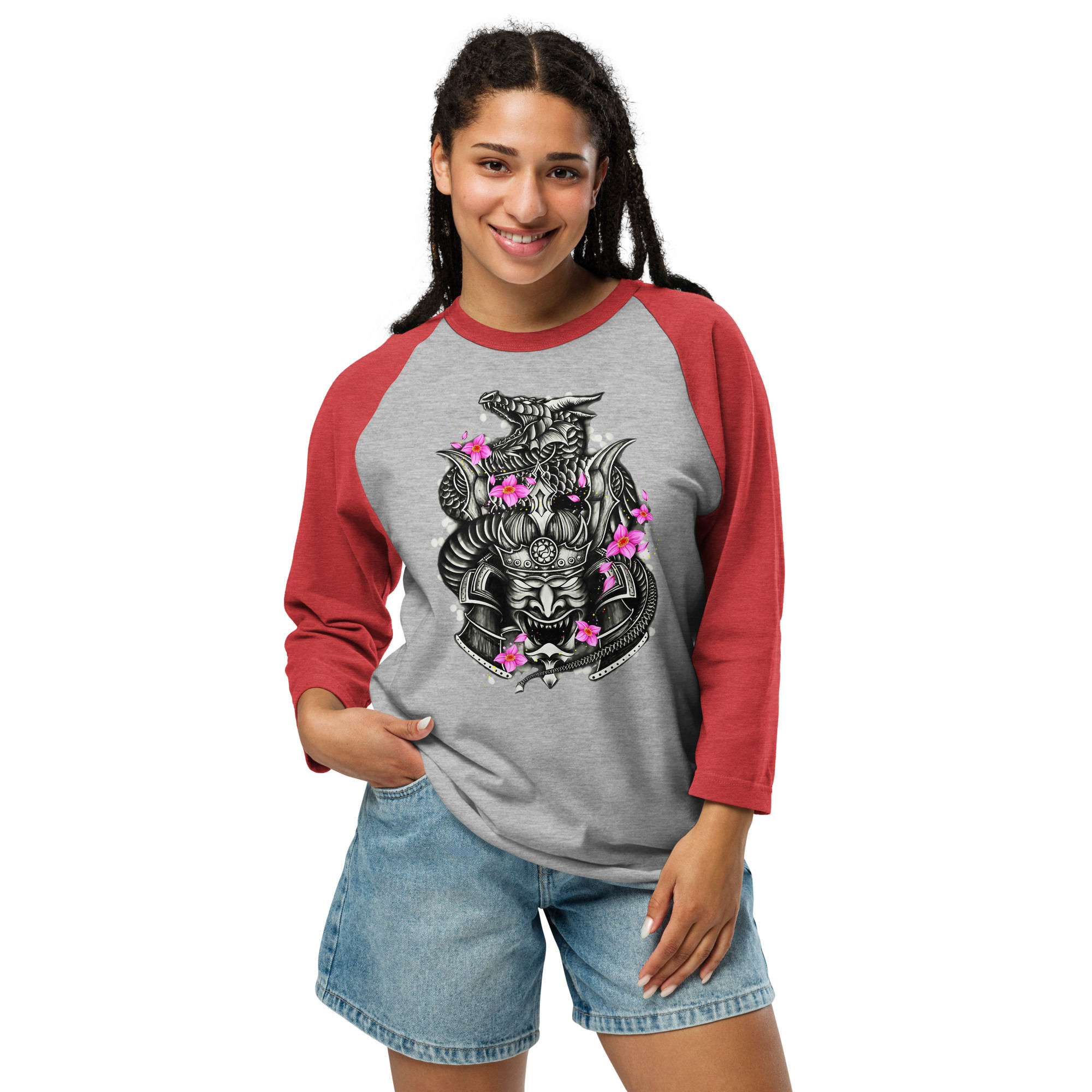 PREMIUM 3/4 SLEEVE RAGLAN SHIRT ANIME