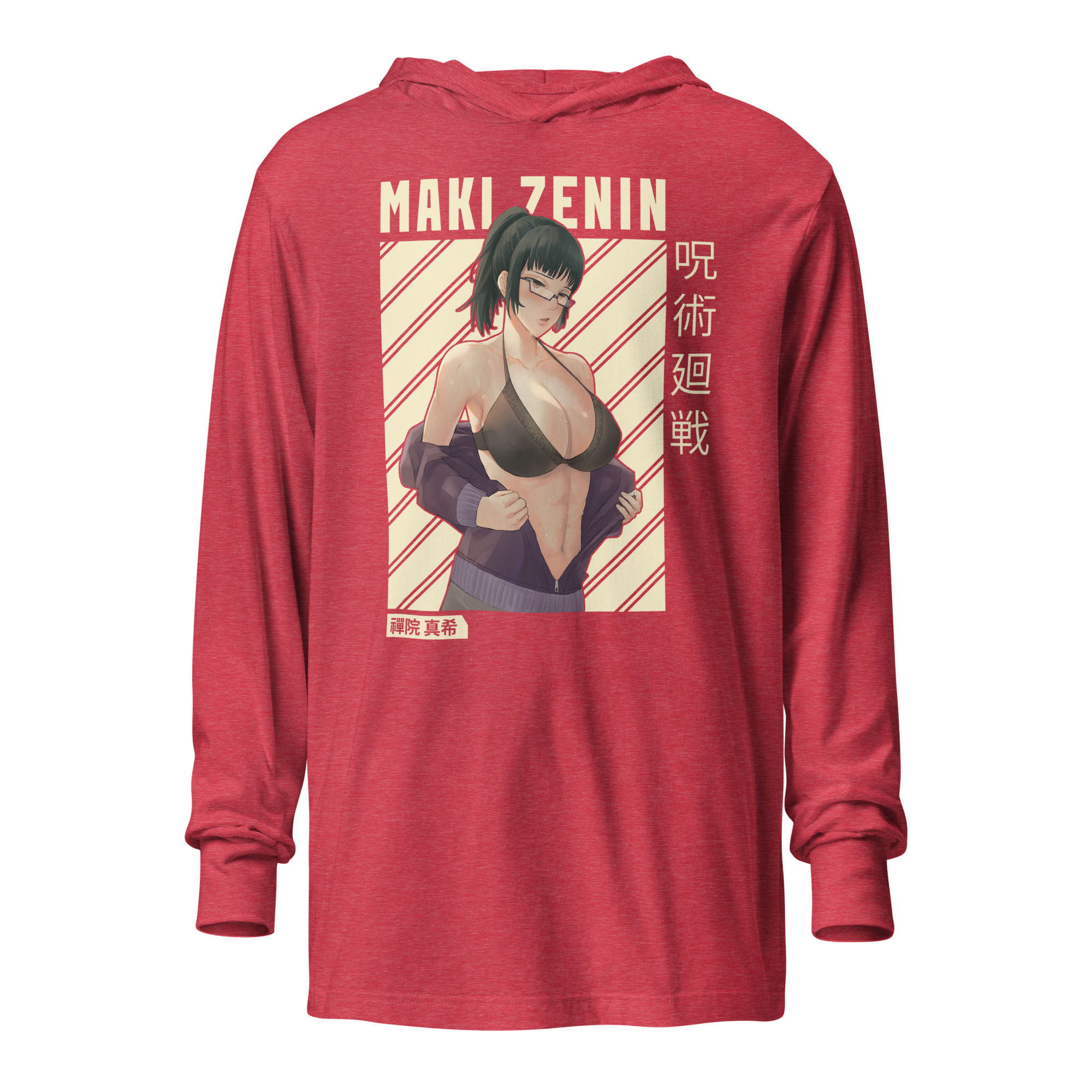 Hooded long-sleeve tee