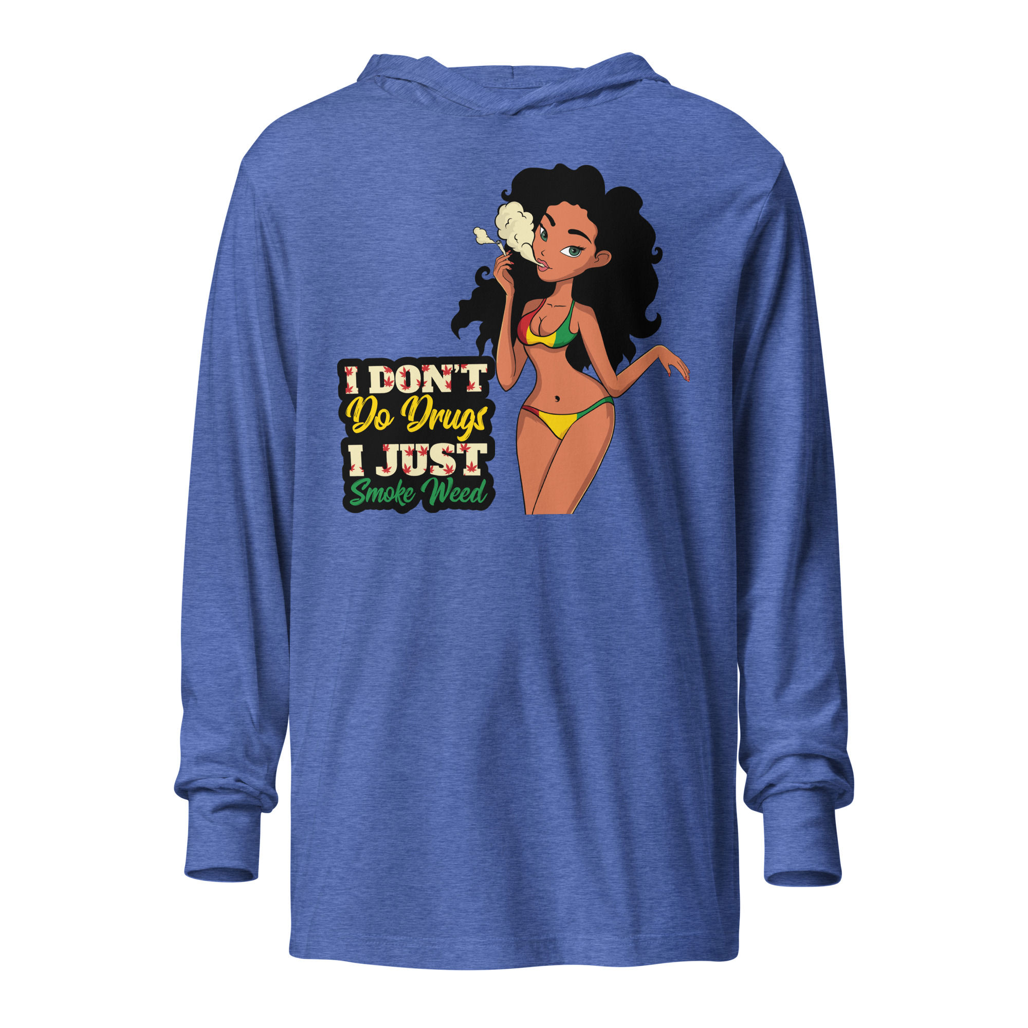 Hooded long-sleeve tee