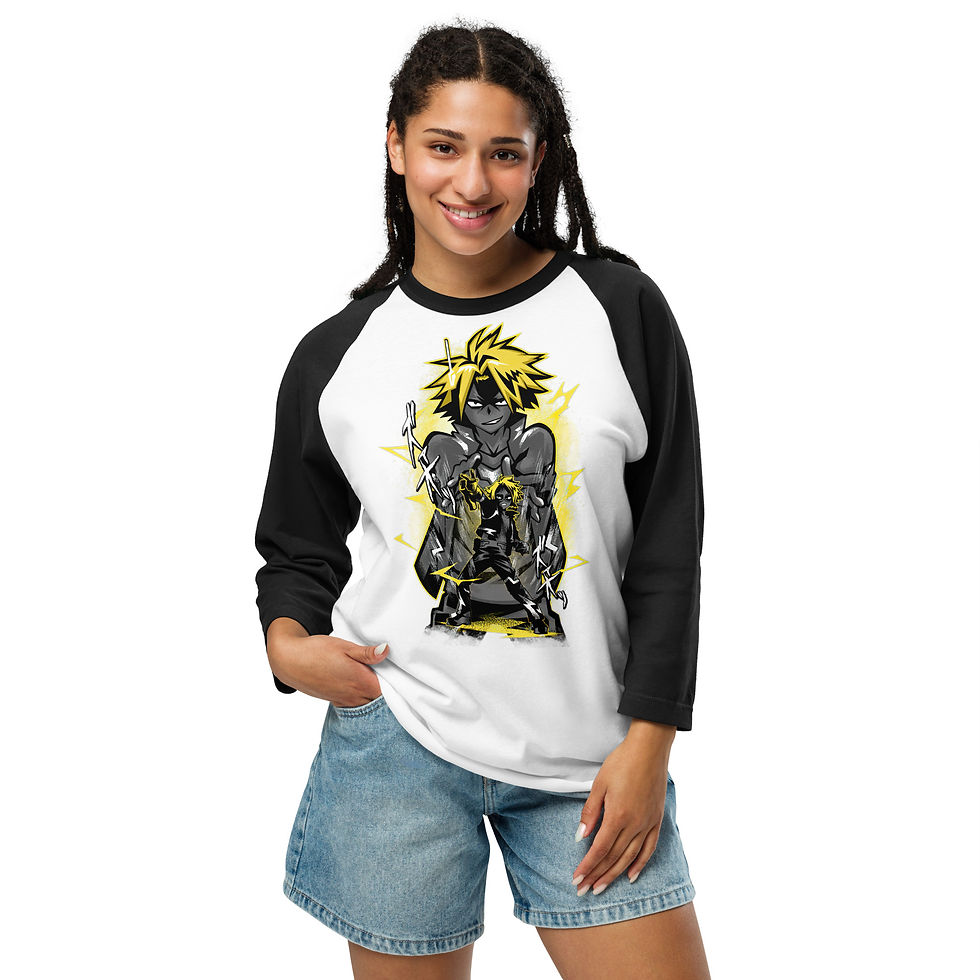 Thumbnail: PREMIUM 3/4 SLEEVE RAGLAN SHIRT ANIME