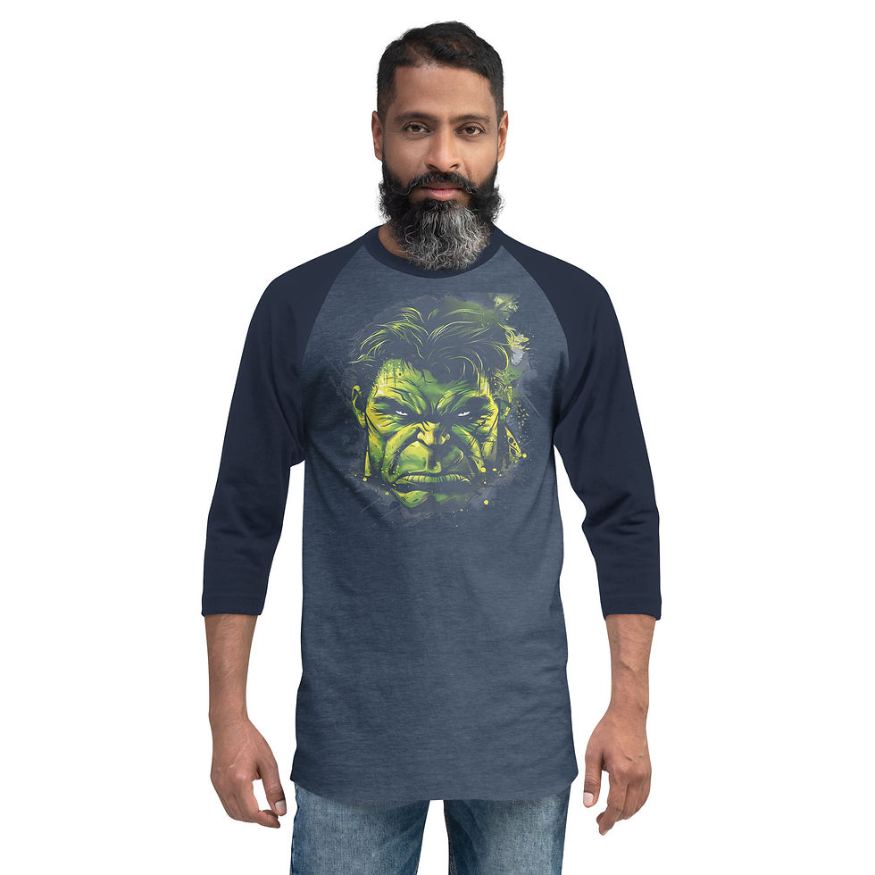 Thumbnail: 3/4 sleeve raglan shirt