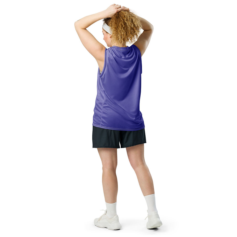 Thumbnail: Recycled unisex basketball jersey