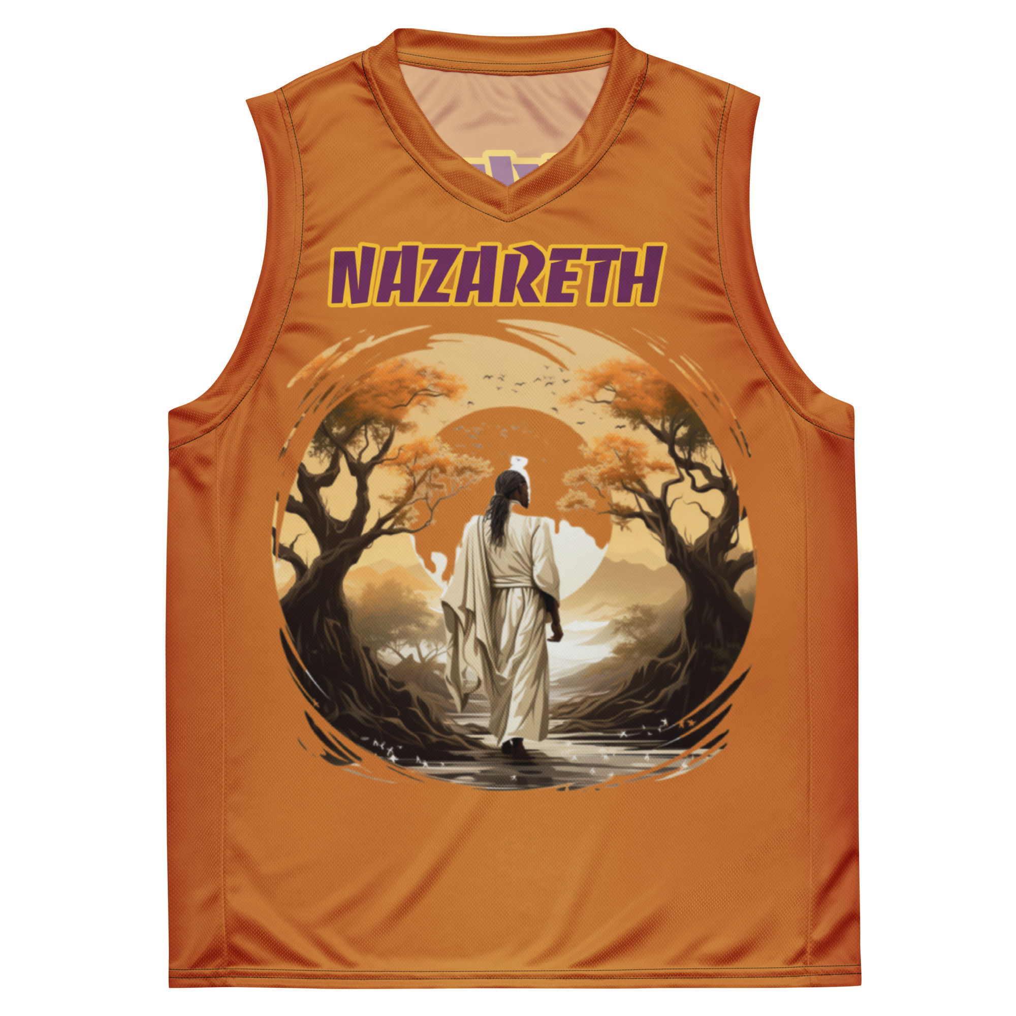 Recycled unisex basketball jersey