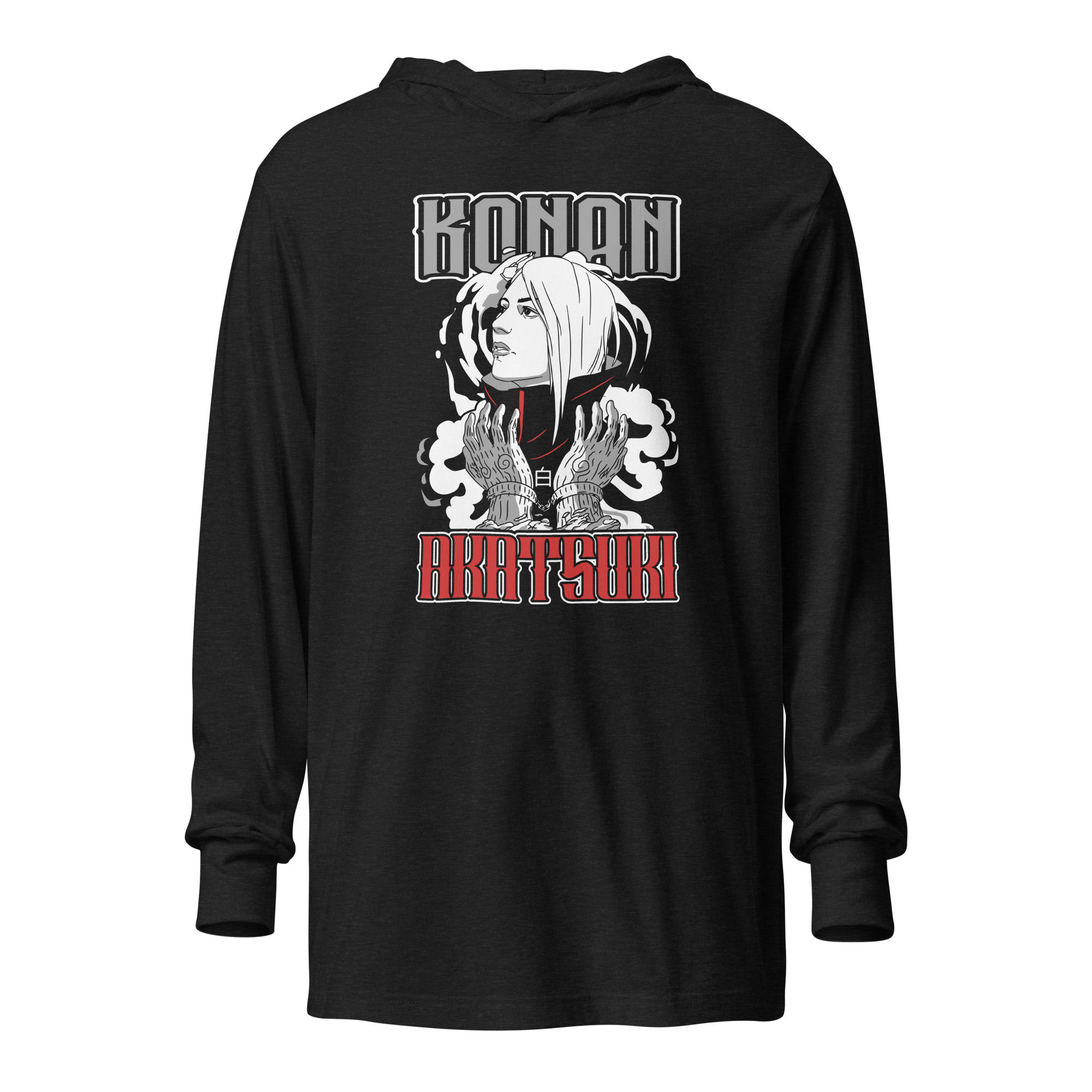 Hooded long-sleeve tee