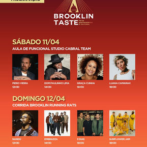 BROOKLIN TASTE acontece nos dias 11 e 12 de abril