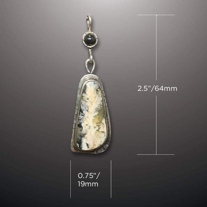Thumbnail: Stinking Water Hematite Pendant Necklace