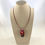 Thumbnail: Flower Vase Necklace - Multi w/Striped Vase